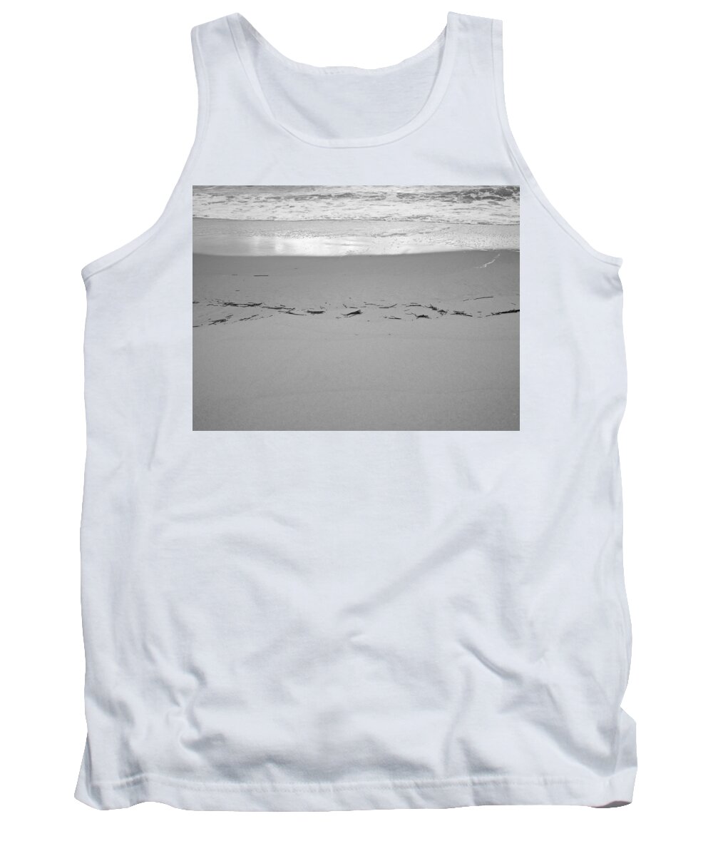 Beach Tank Top featuring the photograph Wave Remarks by Lara Morrison