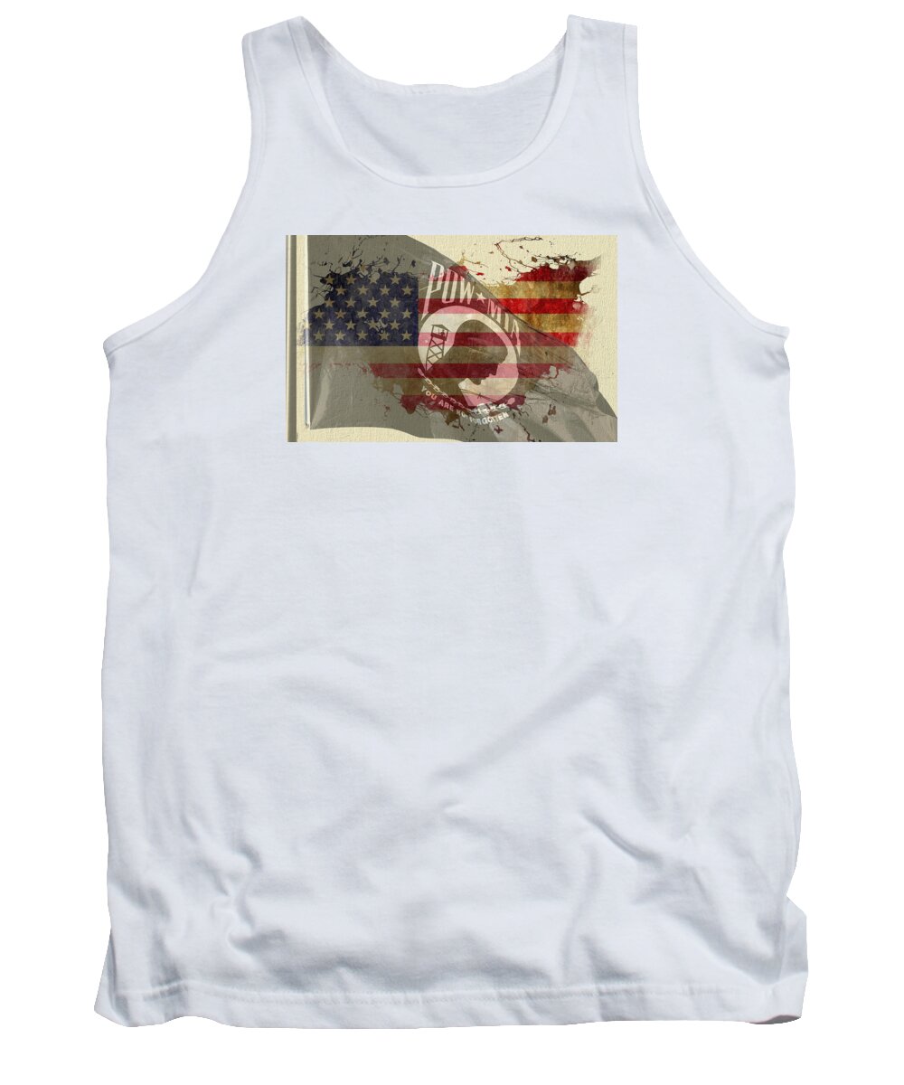 War Tank Top featuring the photograph We Will Remember You by Theresa Campbell