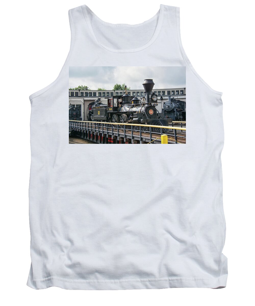 4-4-0 Tank Top featuring the photograph Western and Atlantic 4-4-0 Steam Locomotive by John Black