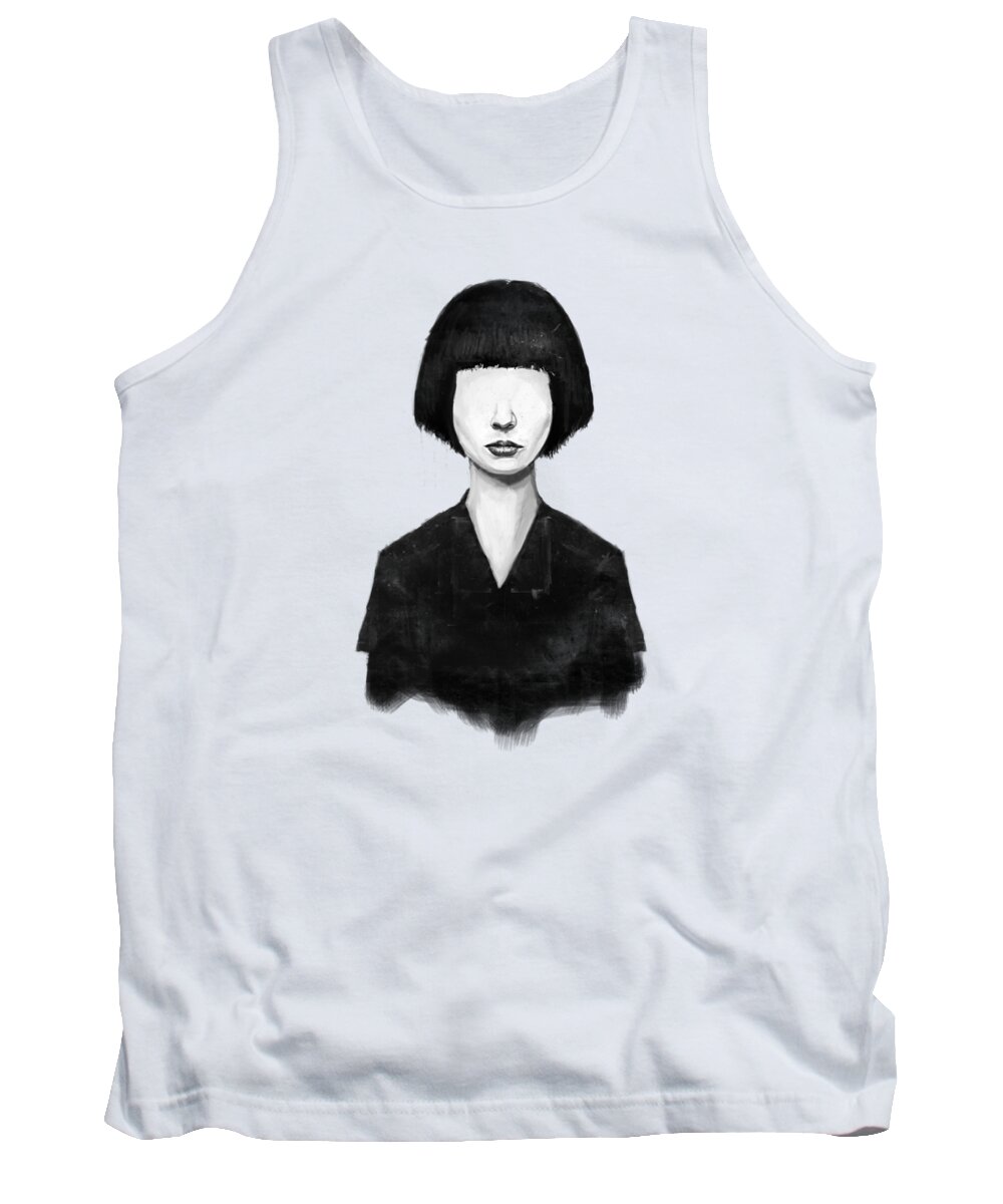 Girl Tank Top featuring the mixed media What You See Is What You Get by Balazs Solti