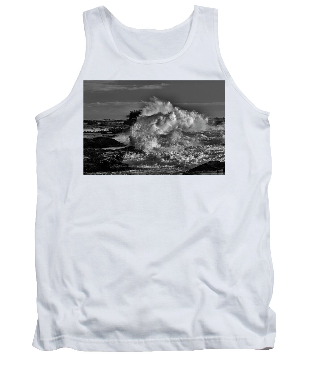 Wave Tank Top featuring the photograph Wild Wave - 365-139 by Inge Riis McDonald