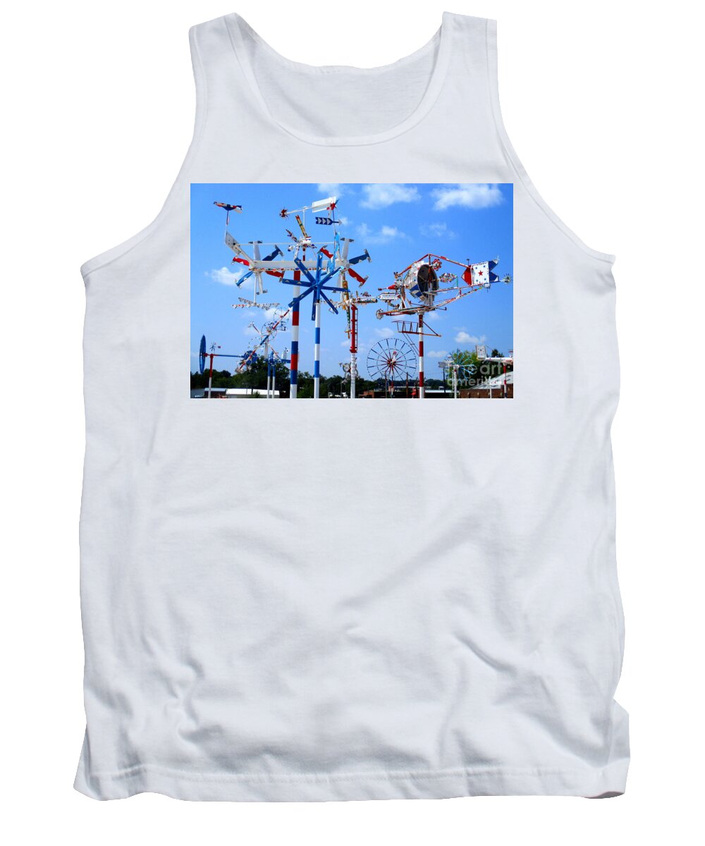 Whirligig Tank Top featuring the photograph Wilson Whirligig 7 by Randall Weidner