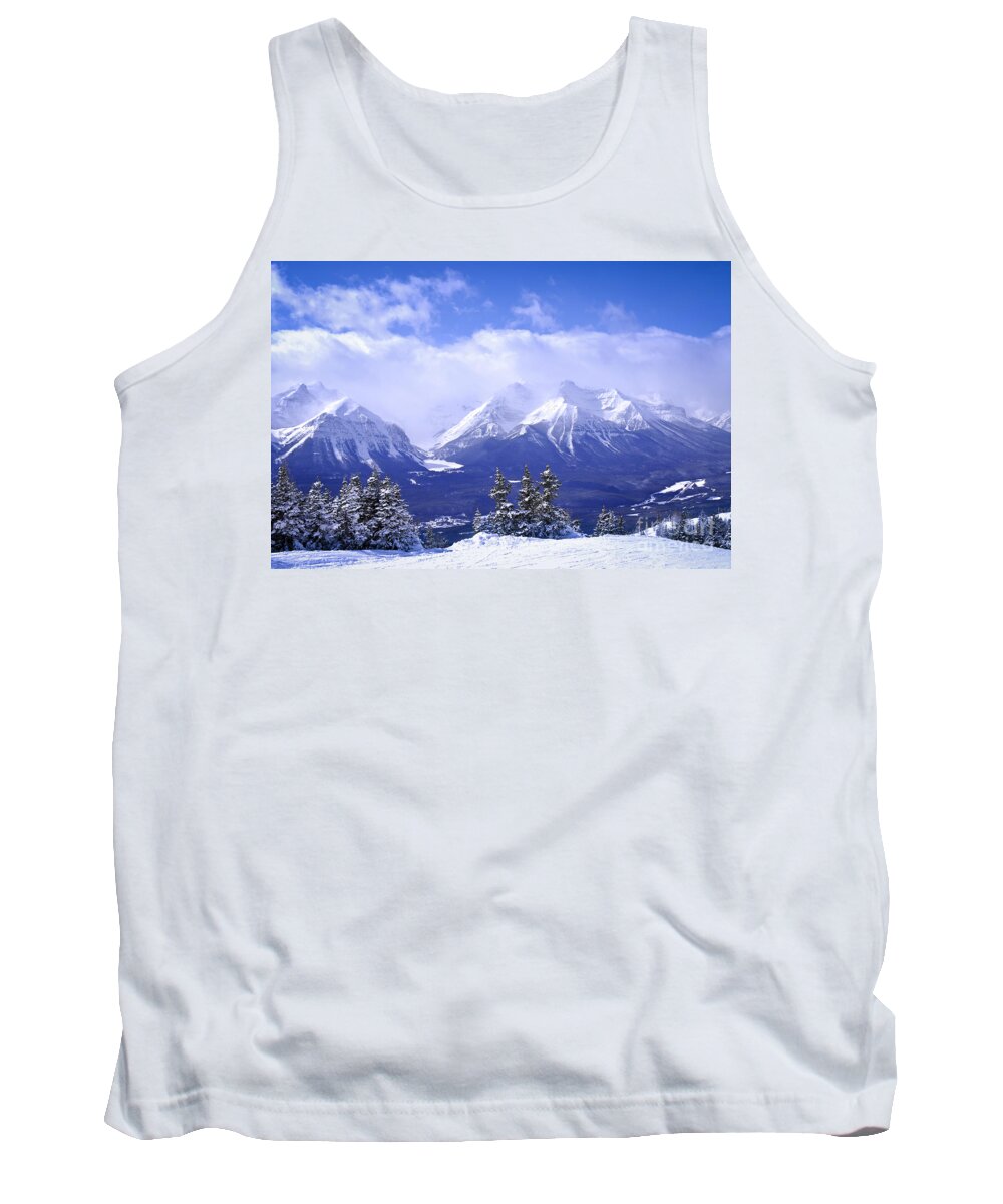 Mountain Tank Top featuring the photograph Winter mountains 1 by Elena Elisseeva