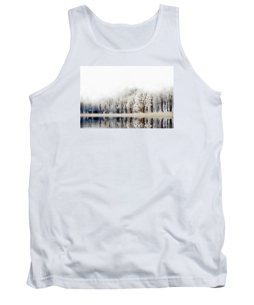 Winter Tank Top featuring the photograph Winterscape by Andrea Kollo