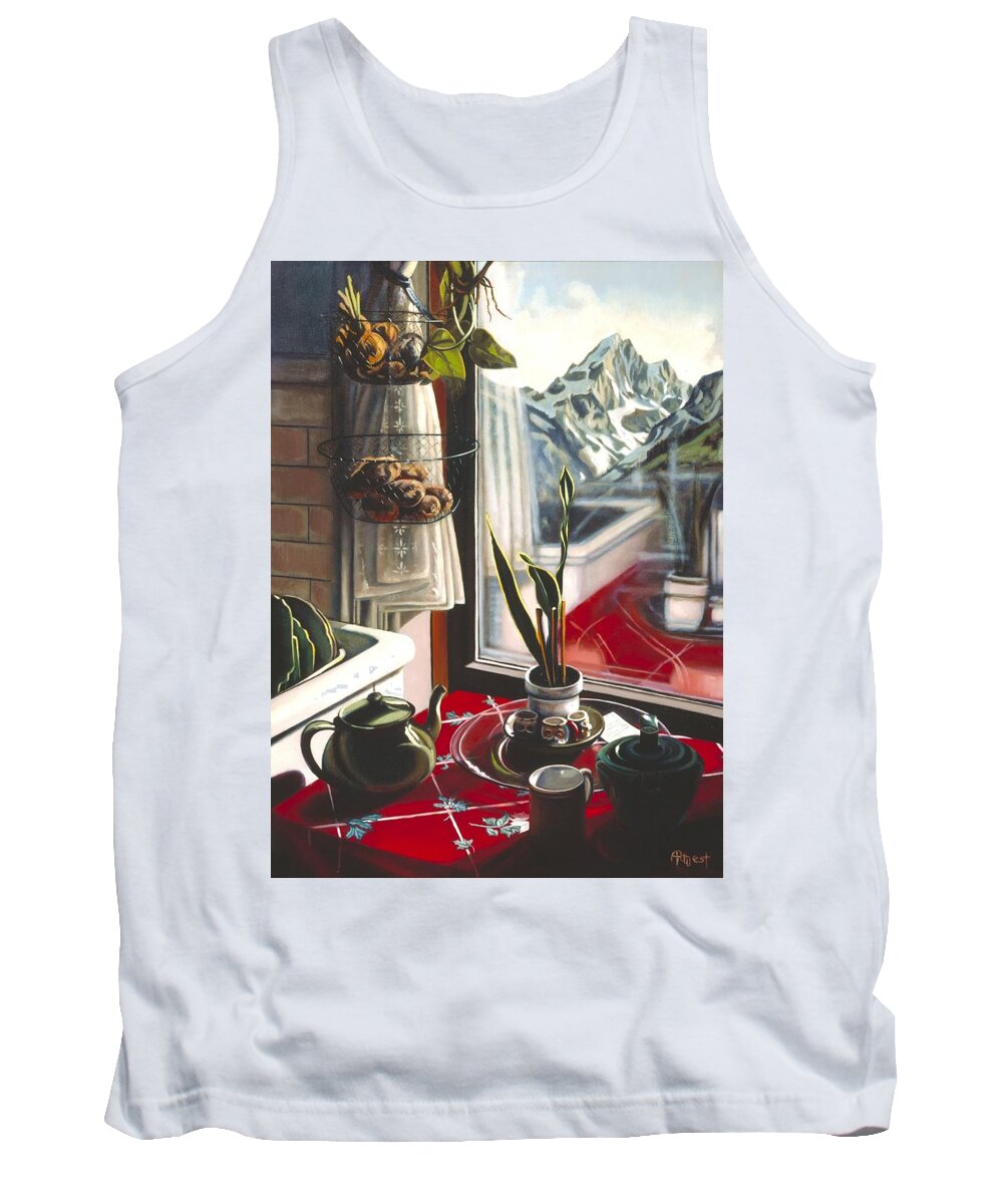 Christmas Tank Top featuring the painting Wishful Thinking by Art West