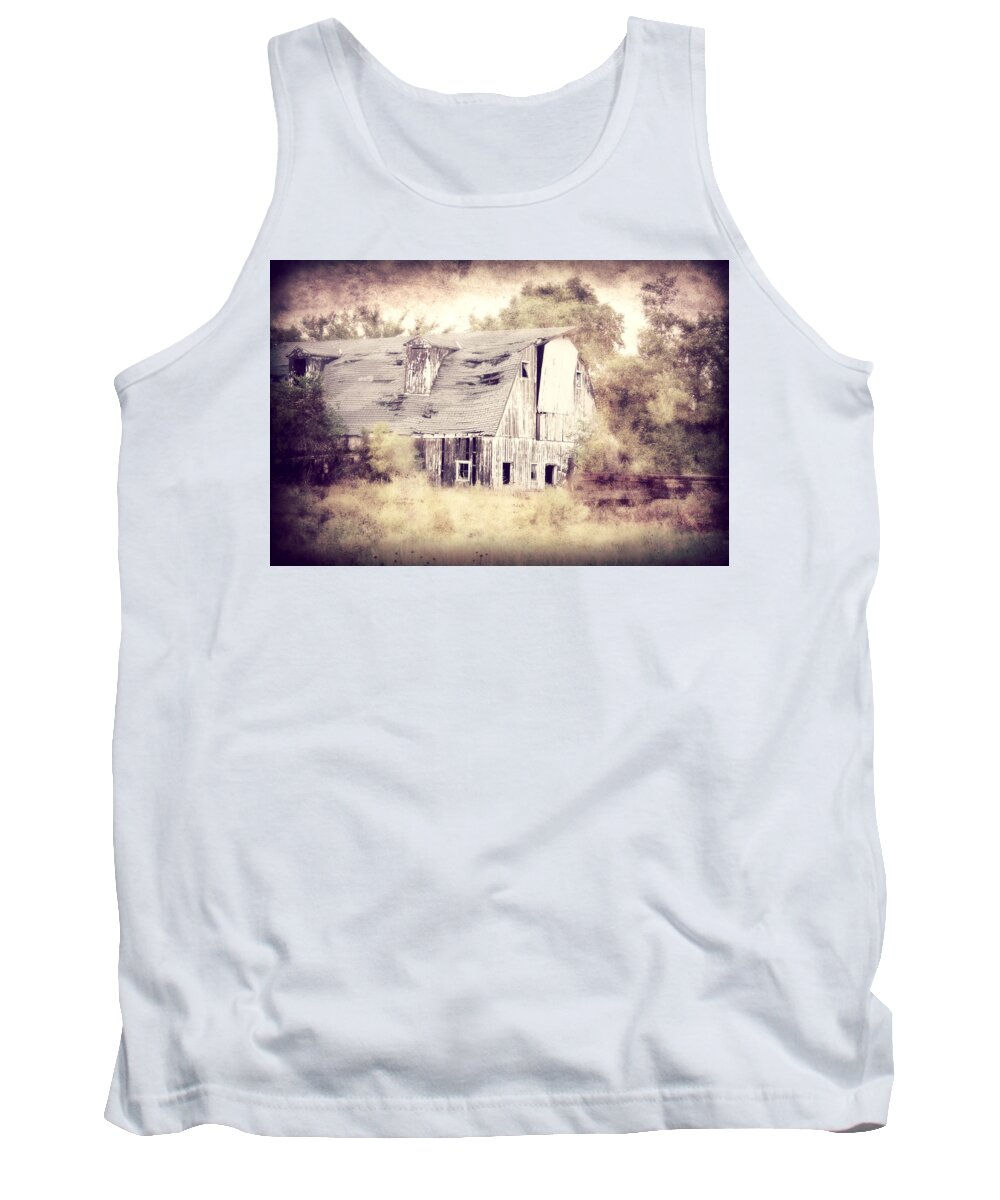 Barn Tank Top featuring the photograph Worn Out by Julie Hamilton
