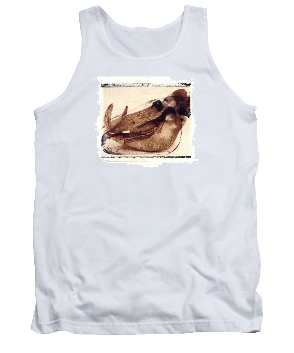 Polaroid Transfer Tank Top featuring the photograph X Ray terrestrial No. 6 by Jane Linders