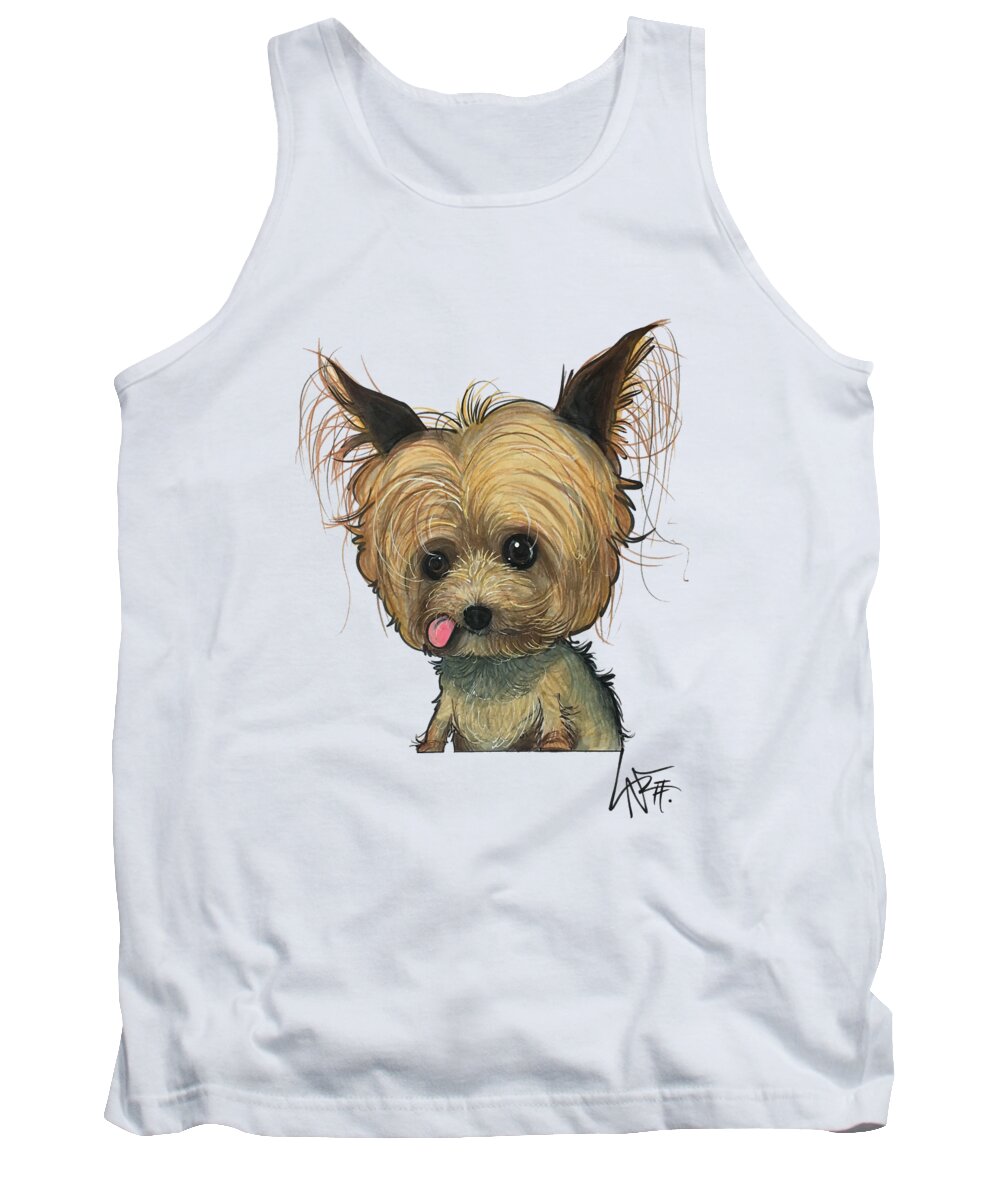 Copeland 4644 Tank Top featuring the drawing Copeland 4644 by Canine Caricatures By John LaFree