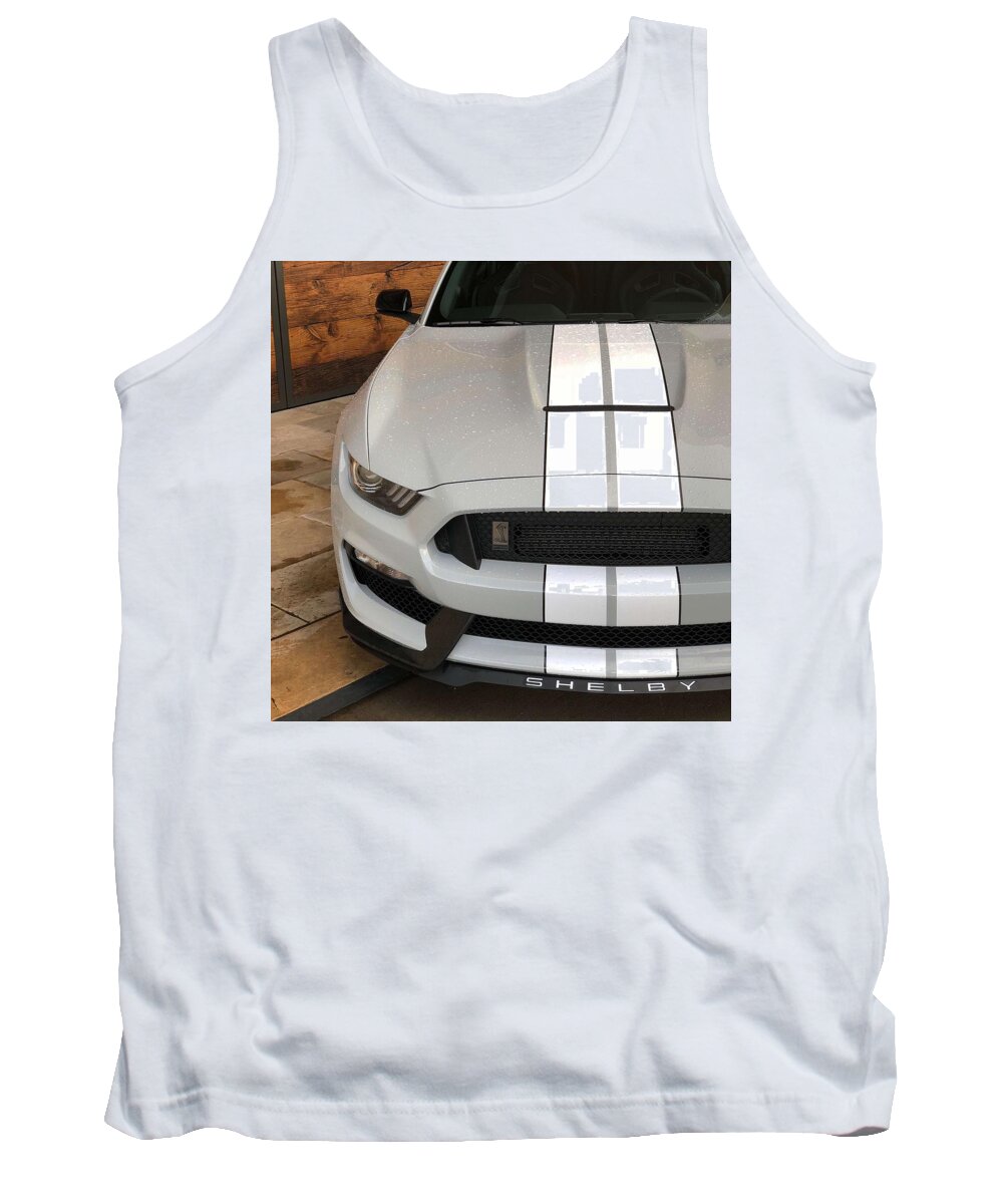 Car Mustang Gt350 Tank Top featuring the photograph Mustang GT350 #1 by Rocco Silvestri