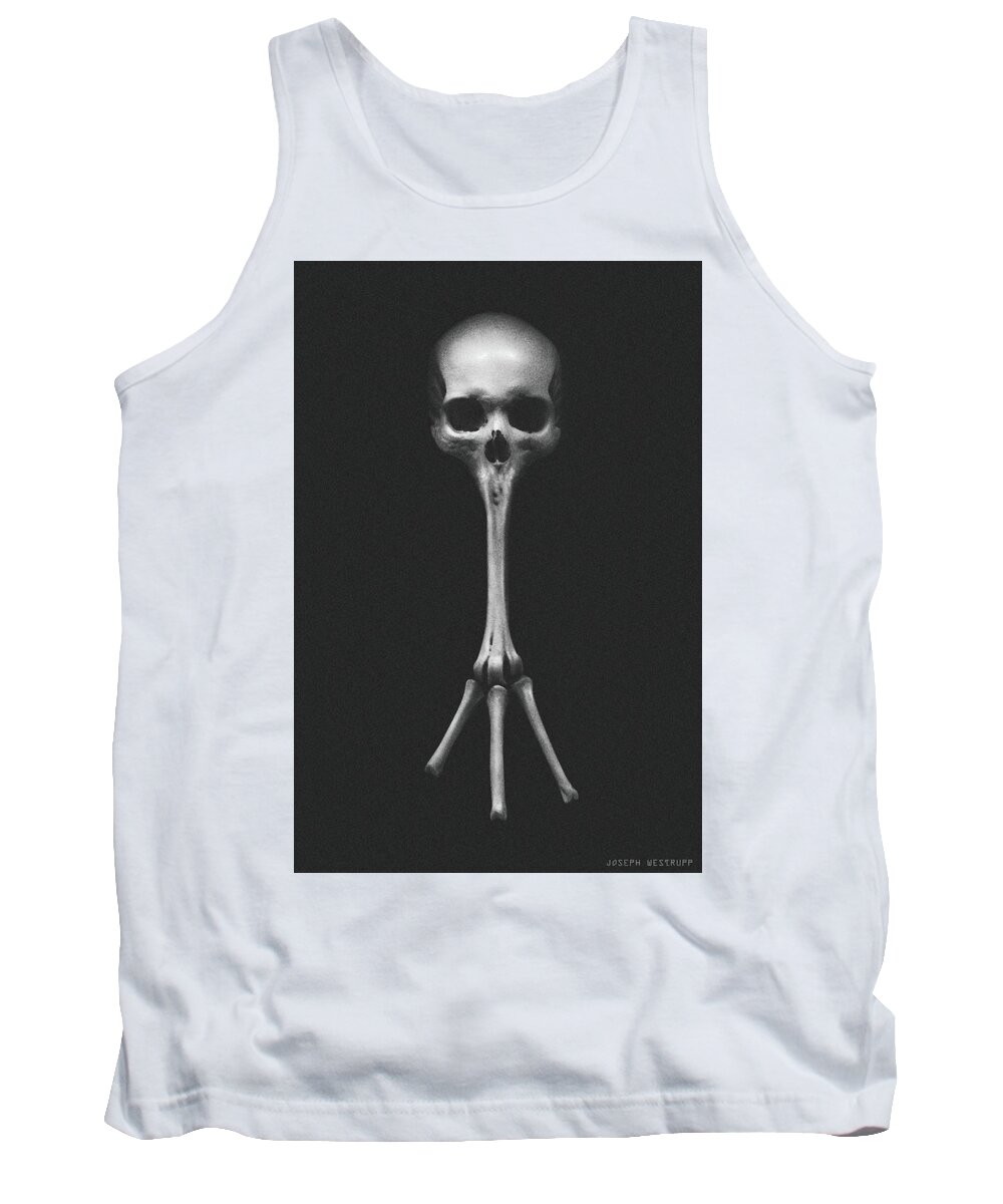 Skull Tank Top featuring the photograph Anoesis by Joseph Westrupp