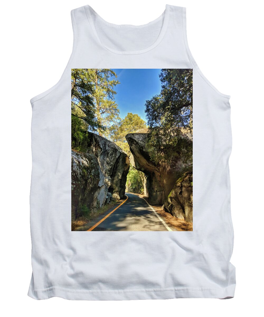 Nature Tank Top featuring the photograph Arch Rock Entrance by Portia Olaughlin