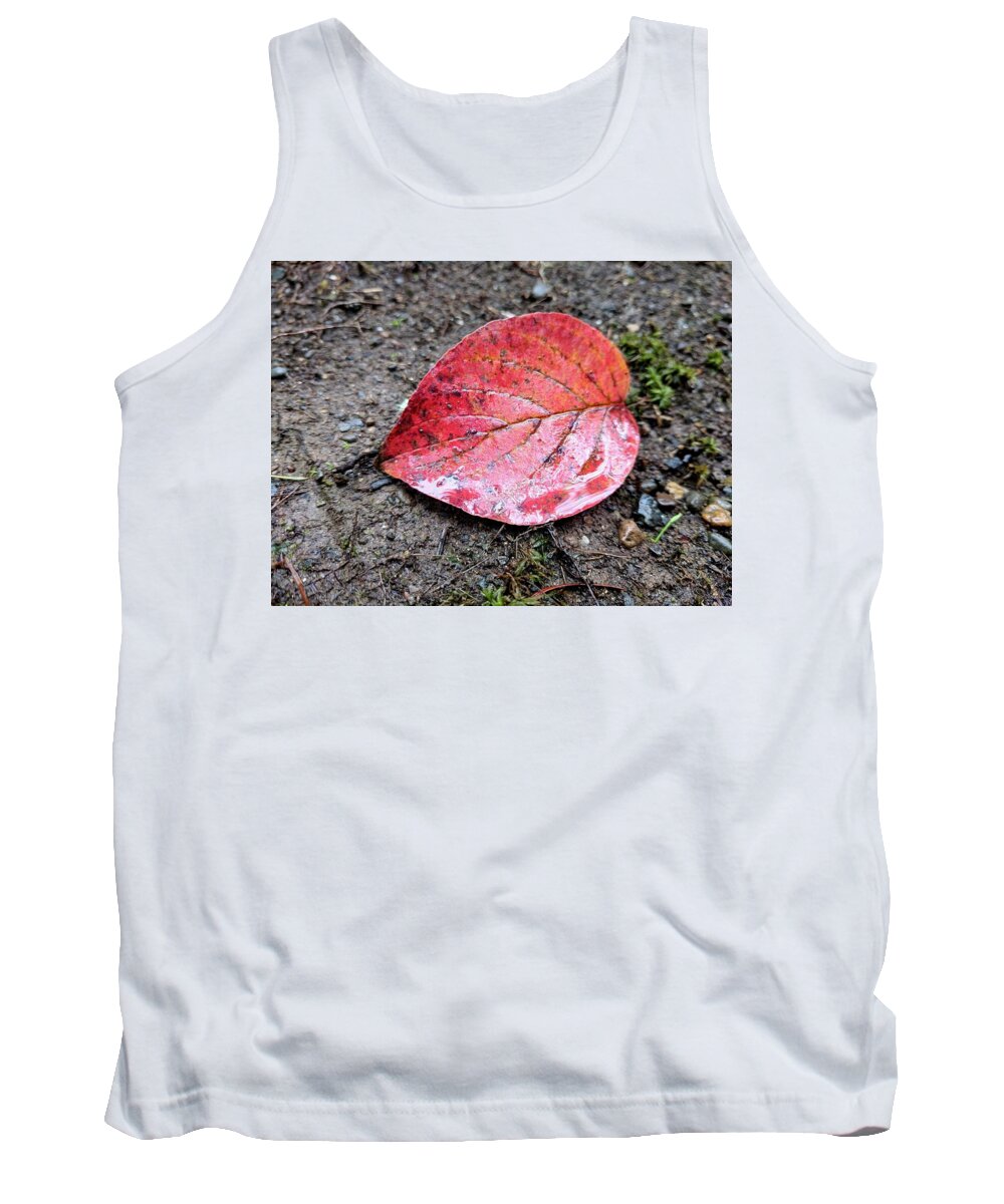 Red Tank Top featuring the photograph Autumnal by Misty Morehead