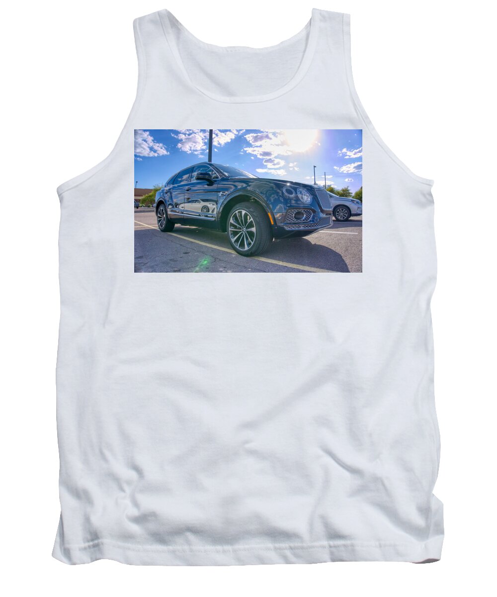 Bentley Tank Top featuring the photograph Bentley Bentayga by Anthony Giammarino