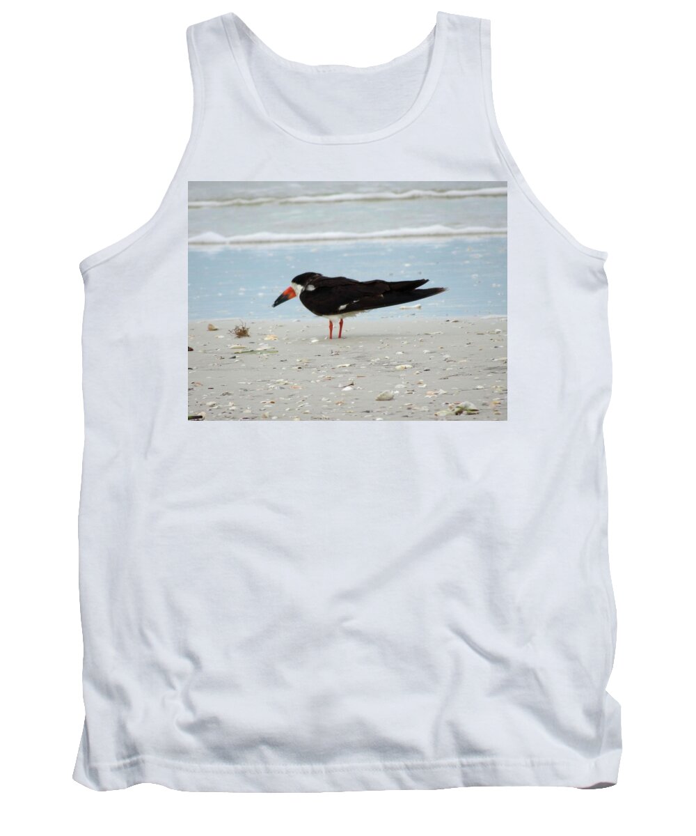 Birds Tank Top featuring the photograph Black Skimmer by Karen Stansberry