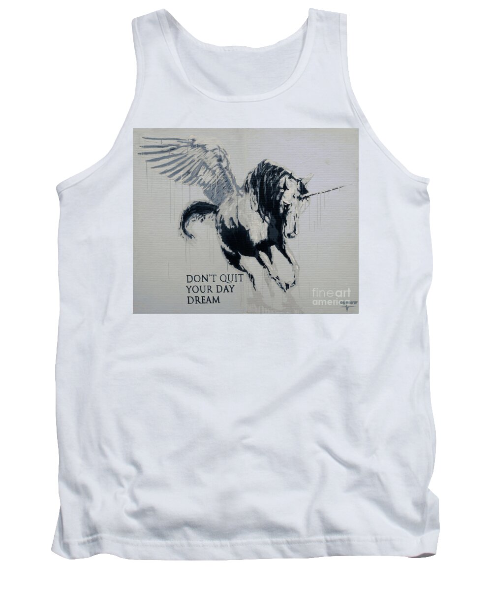 Horse Tank Top featuring the painting Don't Quit Your Day Dream by SORROW Gallery