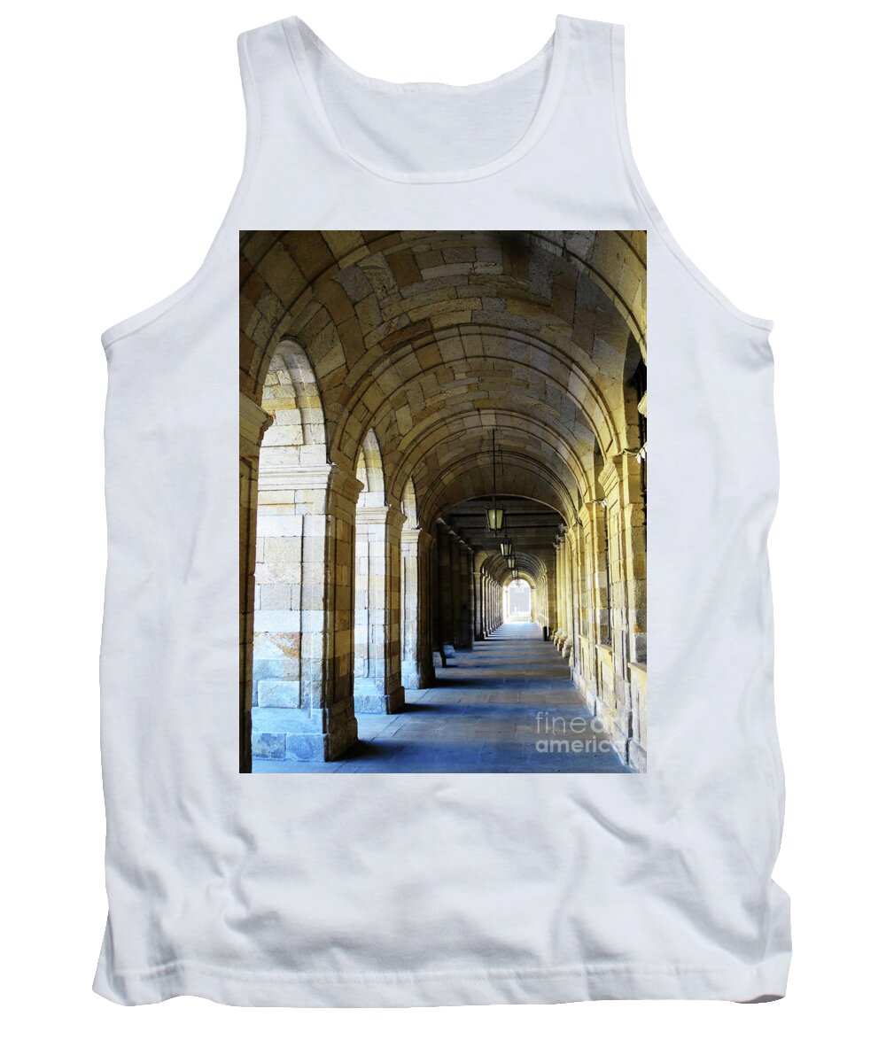Columns Tank Top featuring the photograph Drawn to the Light by Rick Locke - Out of the Corner of My Eye