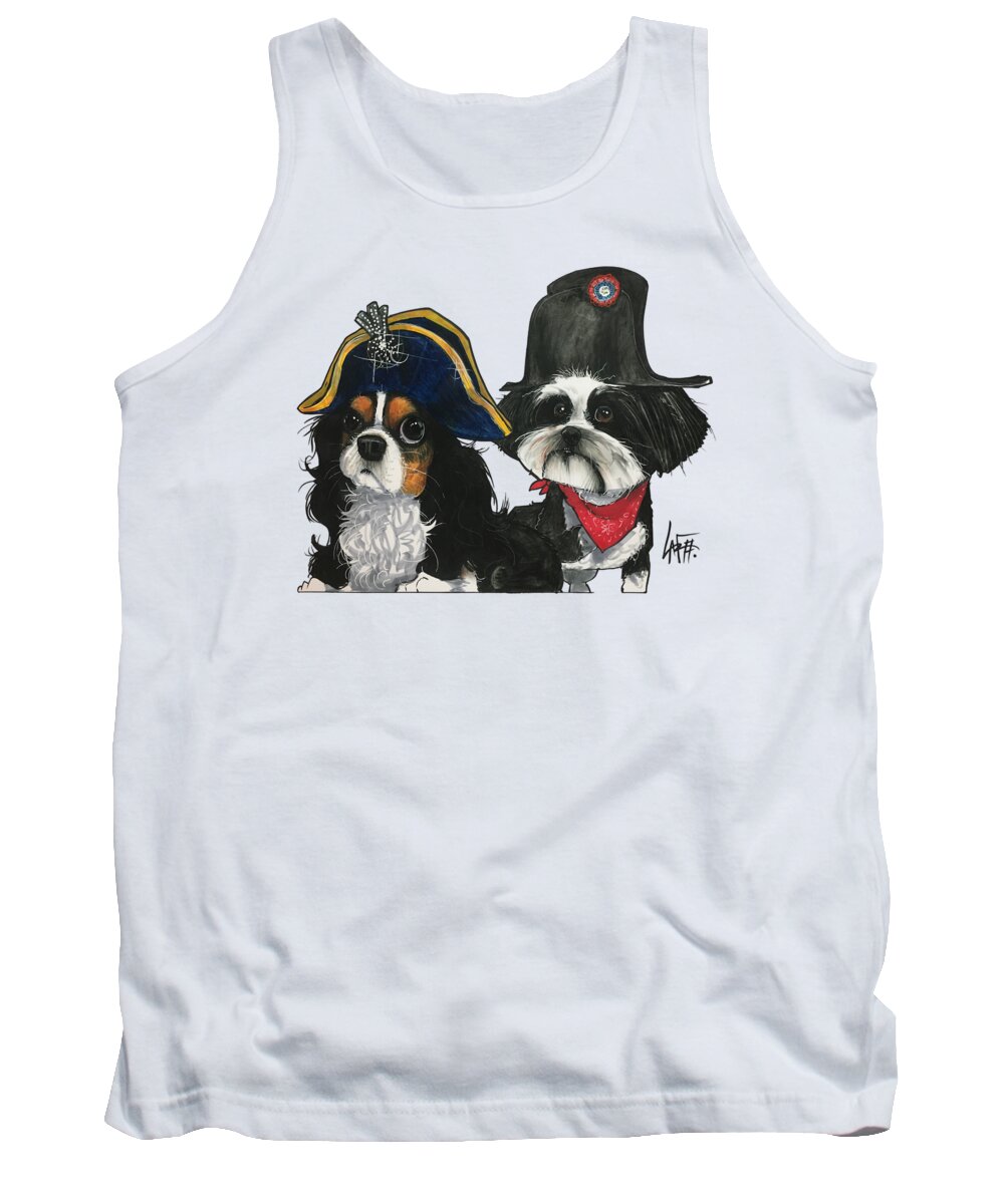 Dubay 4433 Tank Top featuring the photograph Dubay 4433 by Canine Caricatures By John LaFree