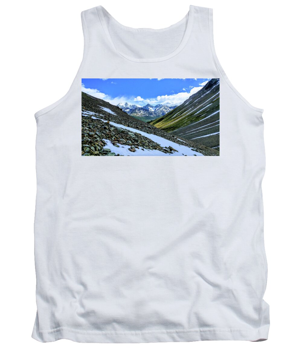 Landscapes Tank Top featuring the photograph End of the Earth by Leslie Struxness