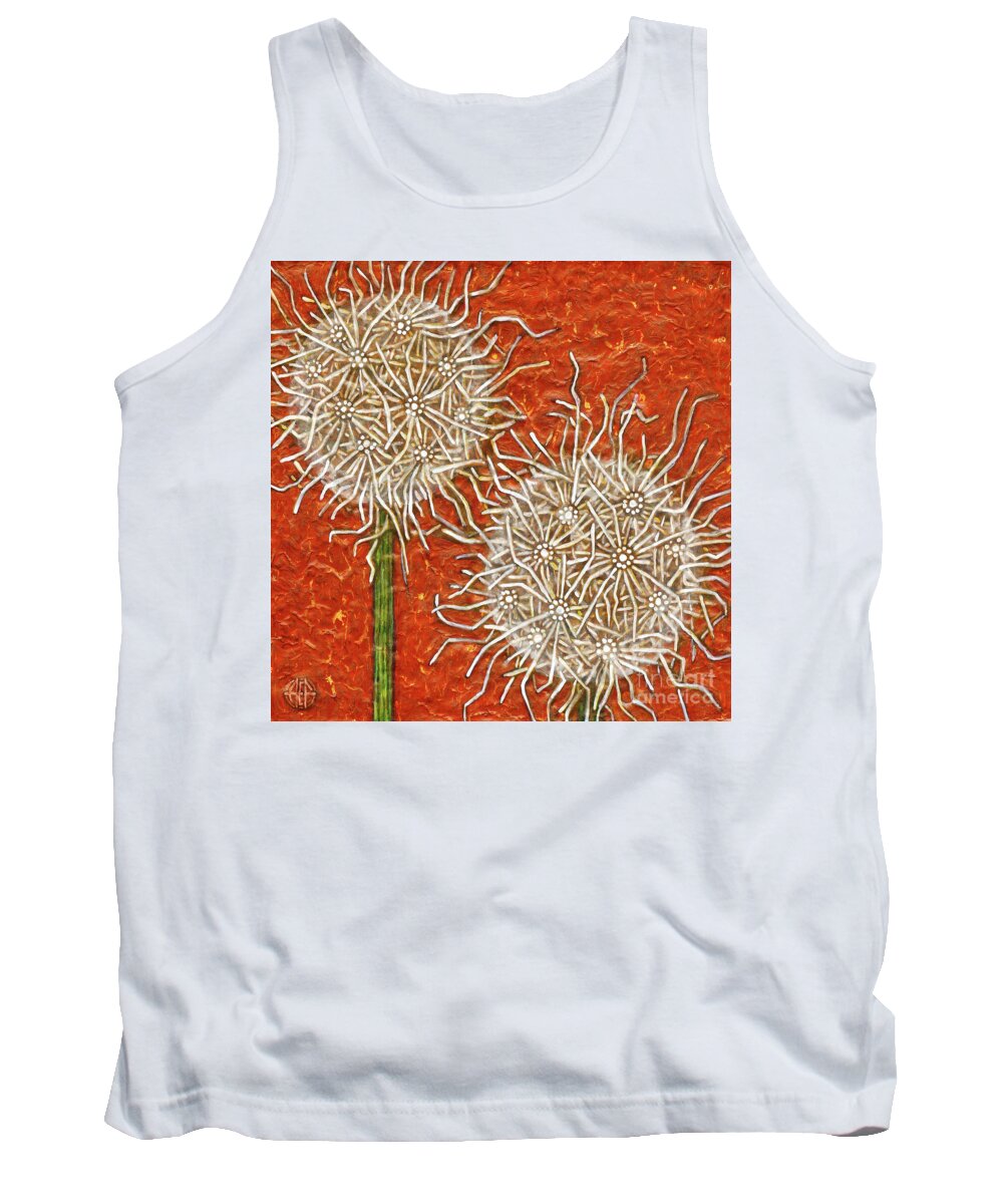 Garden Tank Top featuring the painting Garden Room 32 by Amy E Fraser