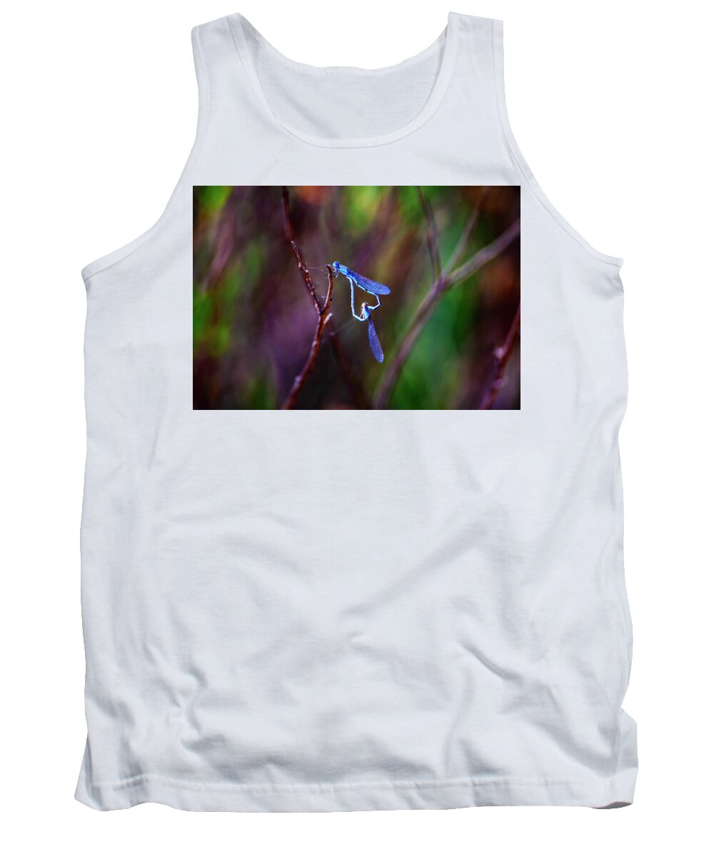 Dragonfly Tank Top featuring the photograph Heart of Dragonfly by Anthony Jones