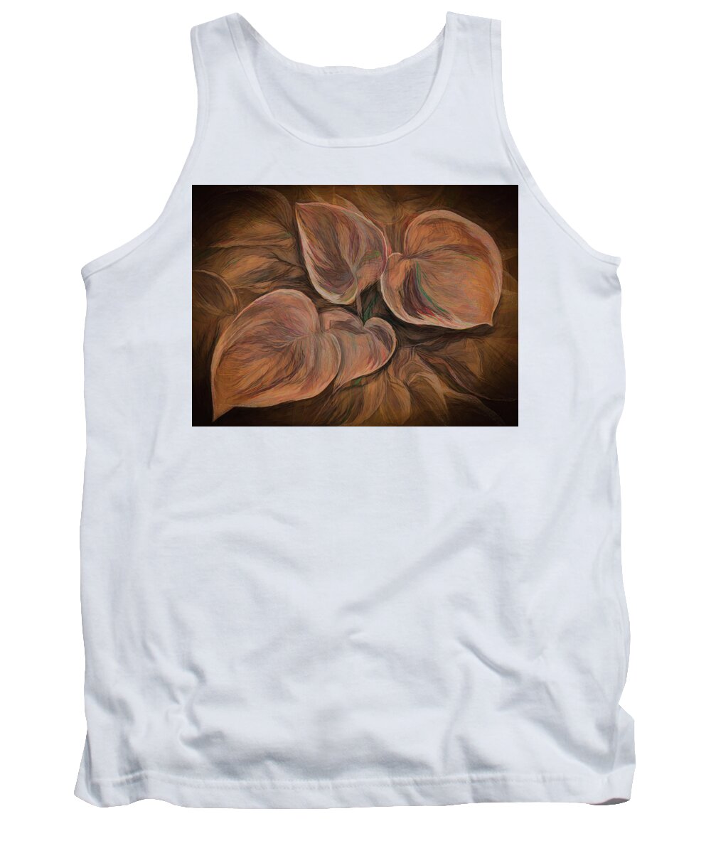 Photography Tank Top featuring the photograph Hostas by Paul Wear