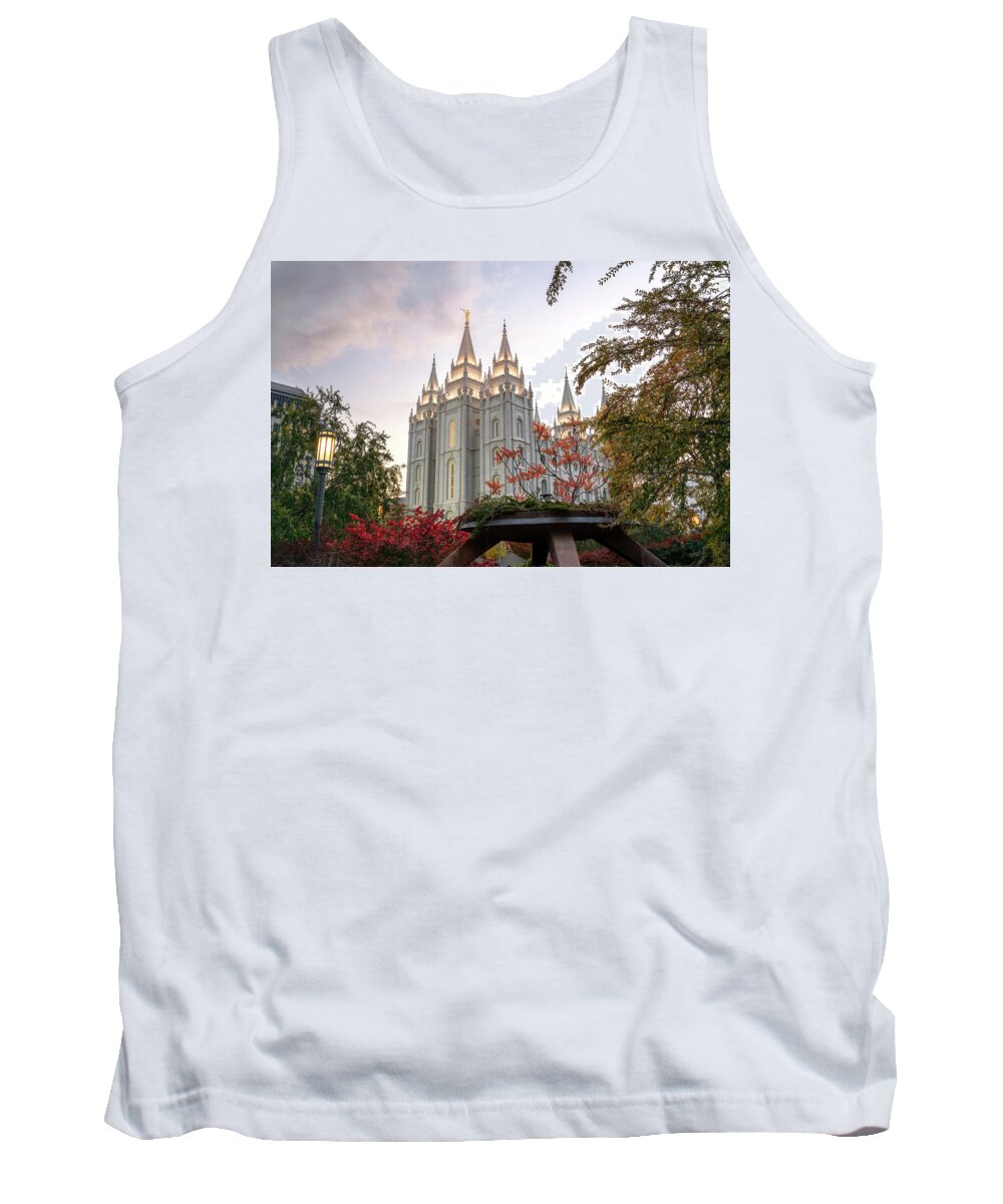 Mormon Tank Top featuring the photograph House of the Lord by Dustin LeFevre