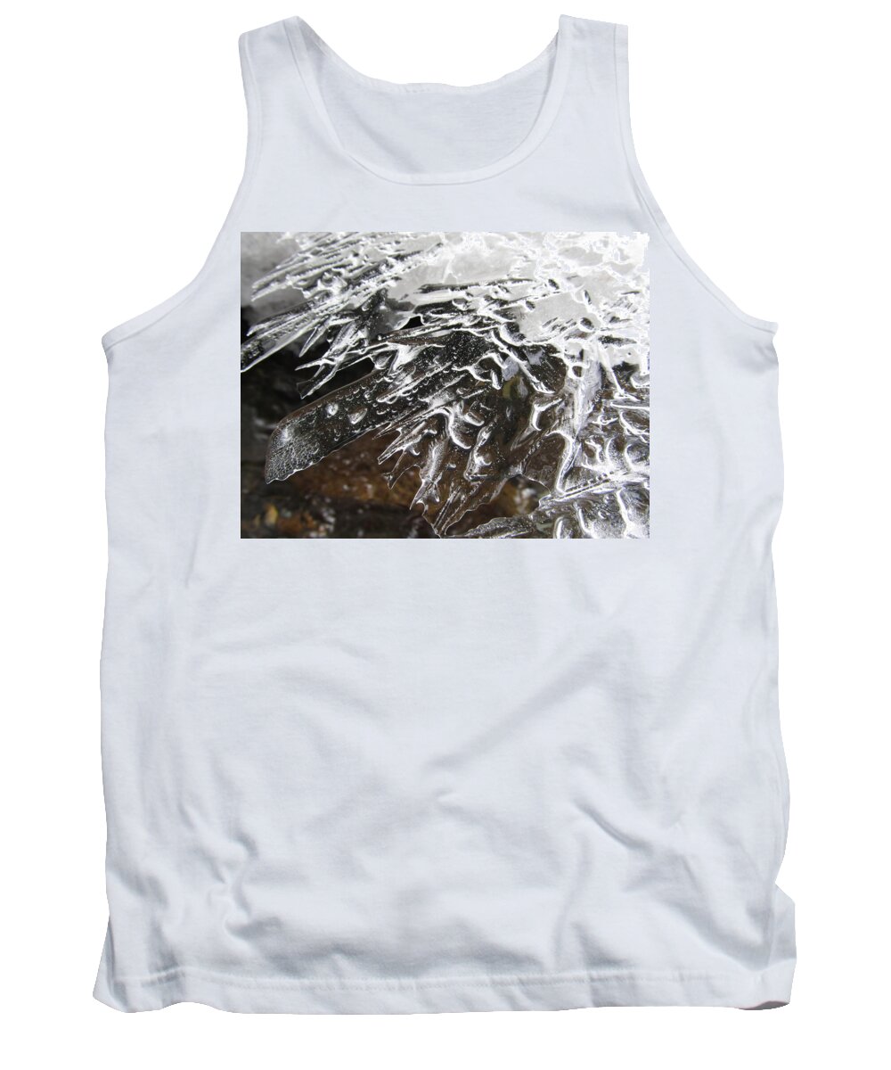 Ice Tank Top featuring the photograph Ice Formation - #4260 by StormBringer Photography
