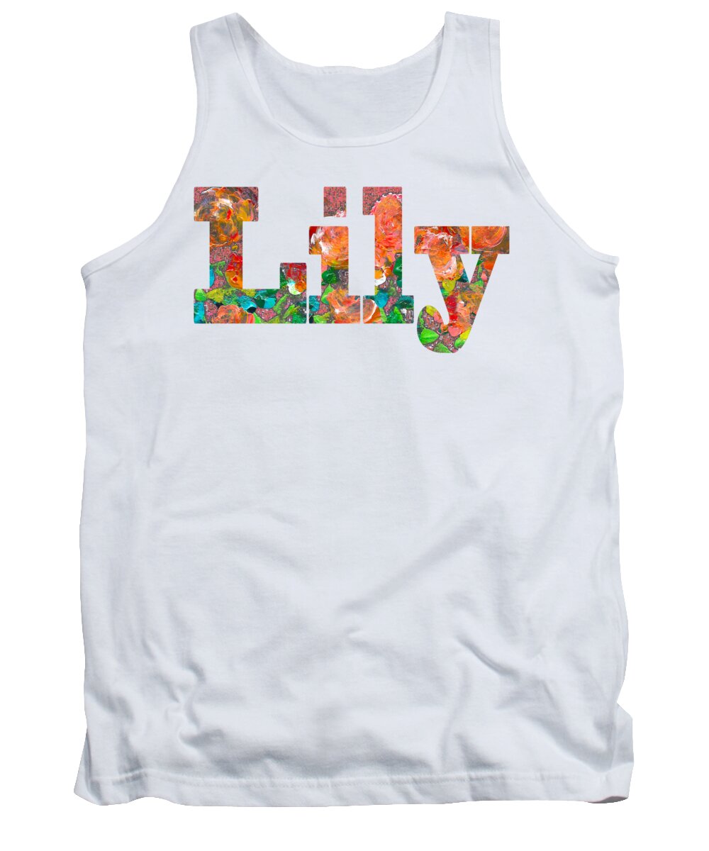 Lily Tank Top featuring the painting Lily by Corinne Carroll