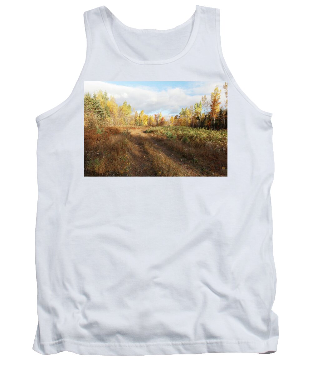Fall Tank Top featuring the photograph Maine Wilderness Color by Rick Hartigan