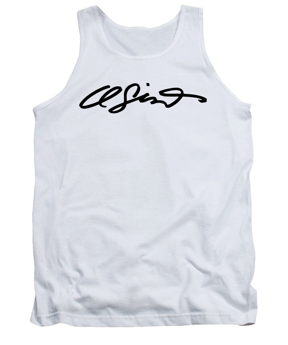  Tank Top featuring the digital art Nameplate by Clayton Singleton