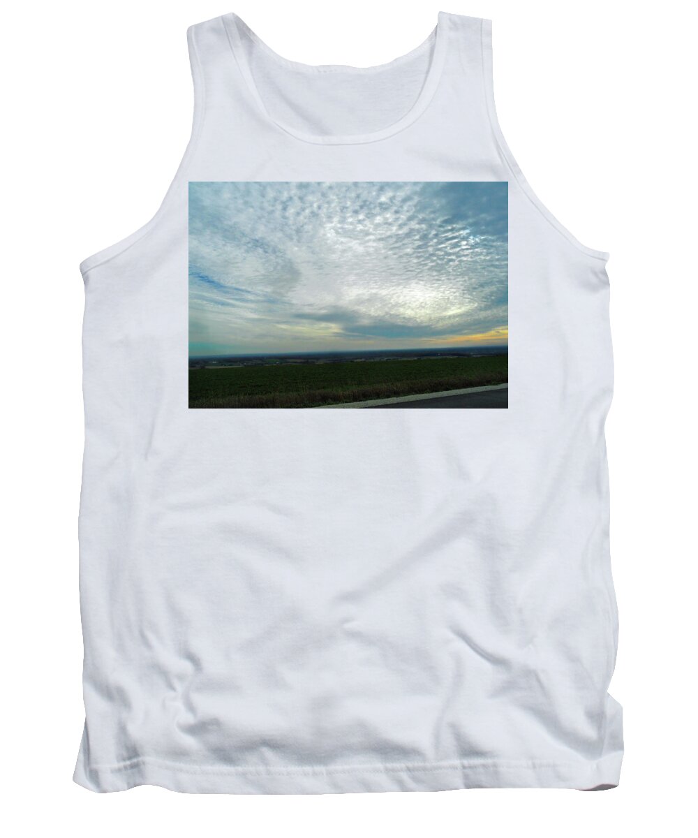 Never Coming Down Tank Top featuring the photograph Never Coming Down by Cyryn Fyrcyd
