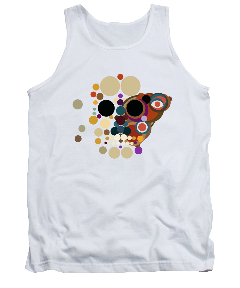 Surreal Tank Top featuring the mixed media New Beginnings - Morphogenesis by BFA Prints