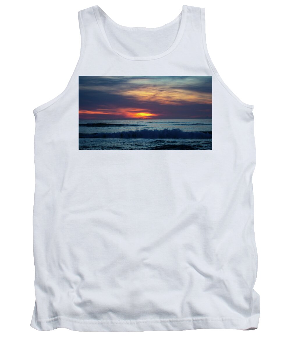 Outer Banks Tank Top featuring the photograph OBX Sunrise by Lora J Wilson
