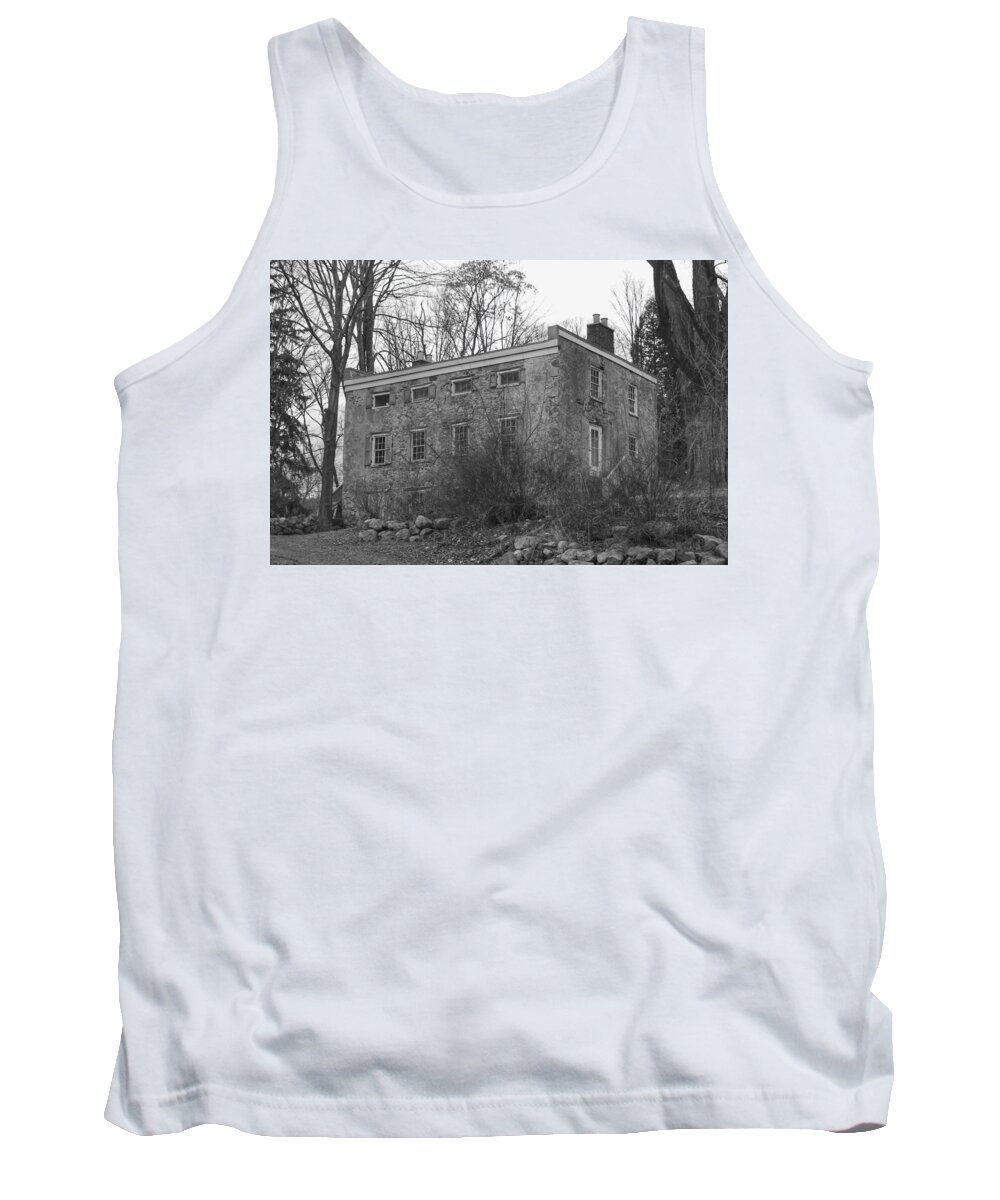 Waterloo Village Tank Top featuring the photograph Old Stone House - Waterloo Village by Christopher Lotito