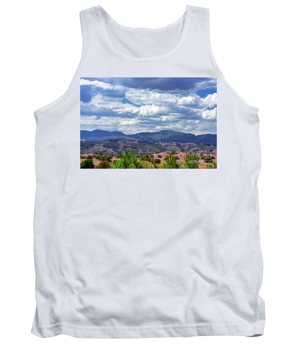 Natanson Tank Top featuring the photograph Pojoaque Afternoon 1 by Steven Natanson