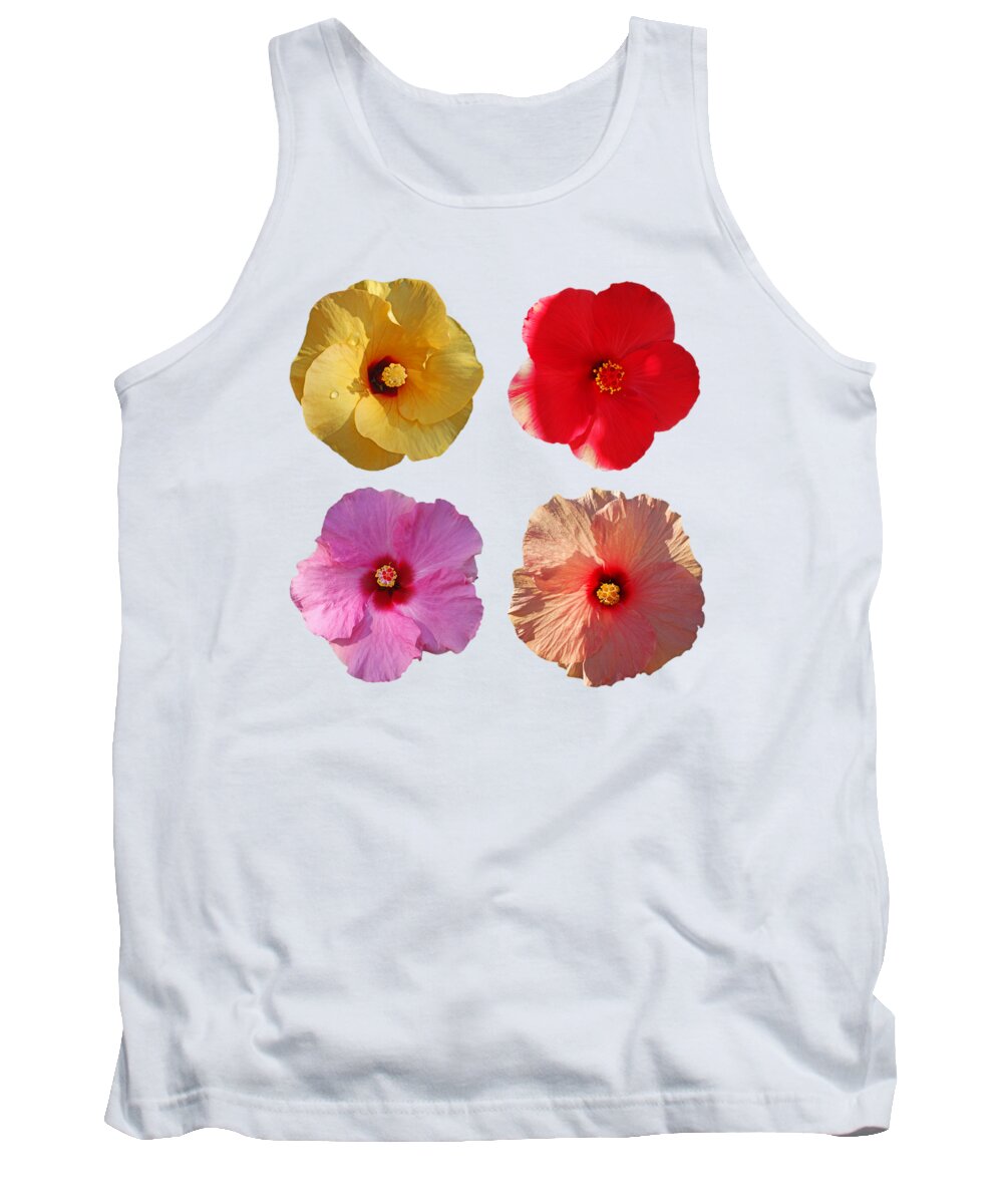 Hibiscus Blooms Tank Top featuring the photograph Power Flower by Charles Stuart