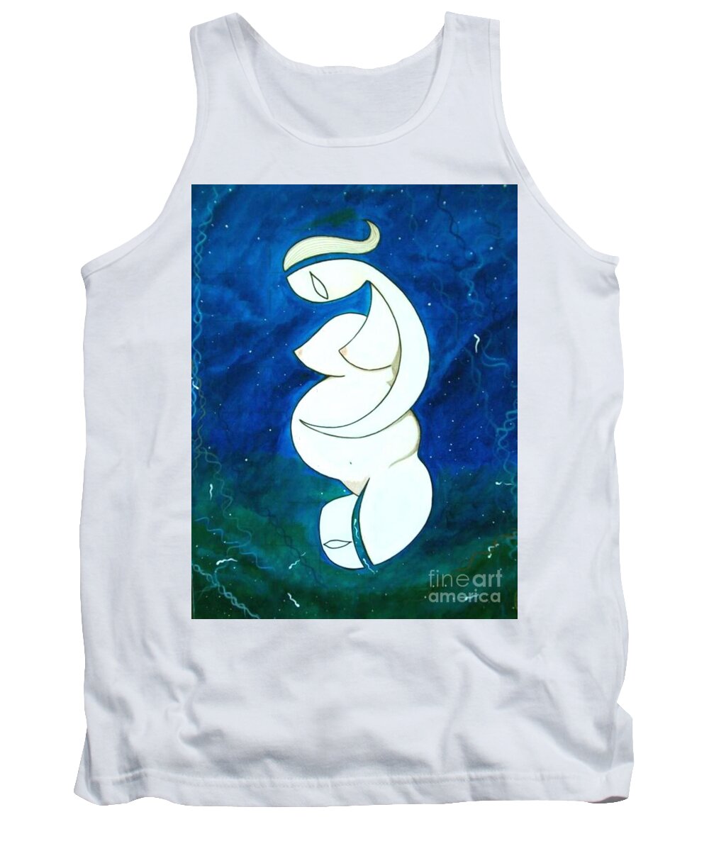 John Lyes Tank Top featuring the painting Renewal by John Lyes