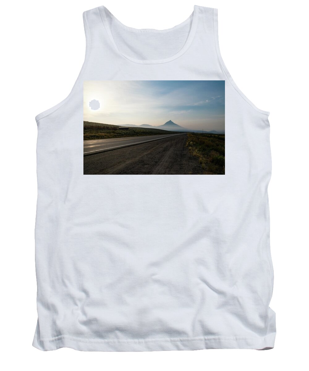 Rural Tank Top featuring the photograph Road through the Rockies by Nicole Lloyd