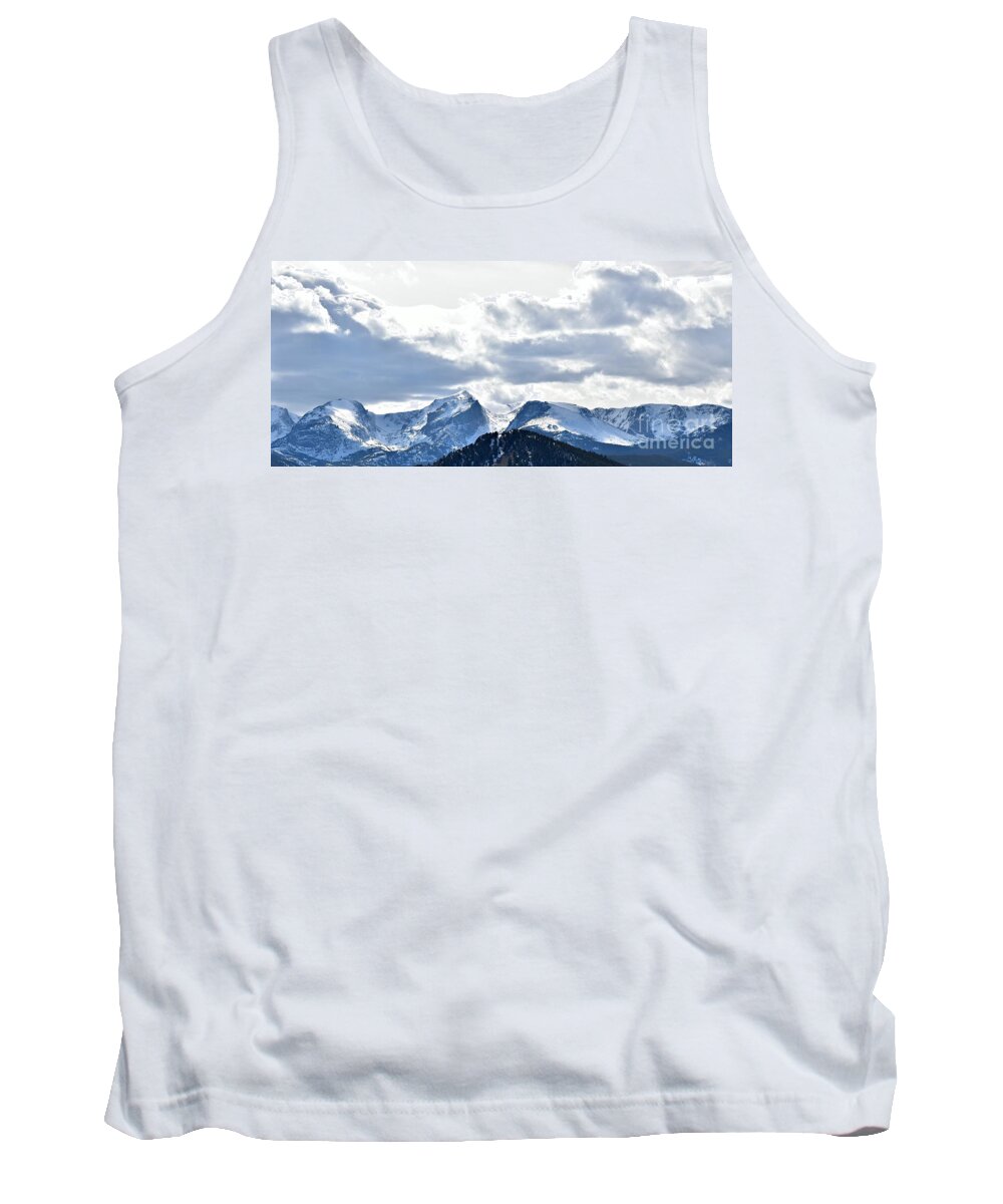 Rocky Mountains Tank Top featuring the photograph Rocky Mountain Peaks by Dorrene BrownButterfield