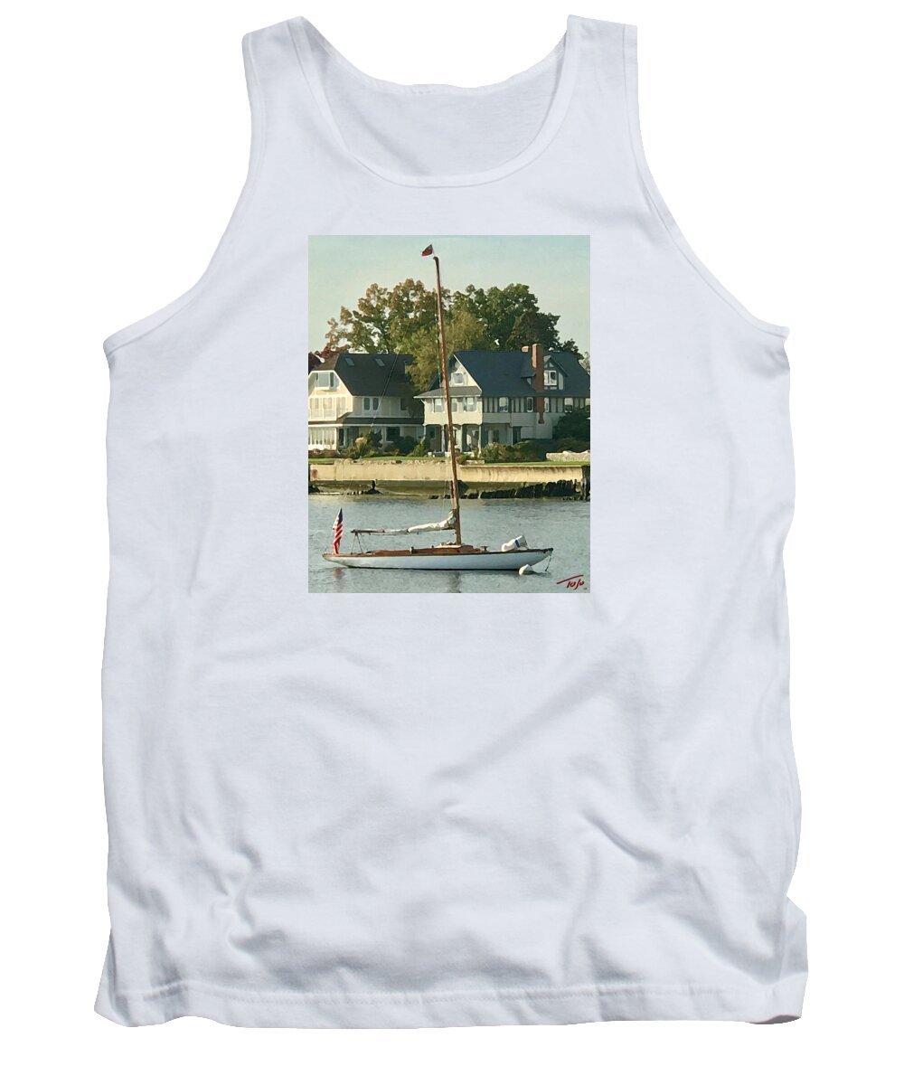 Beach Tank Top featuring the photograph Safe Harbor by Tom Johnson