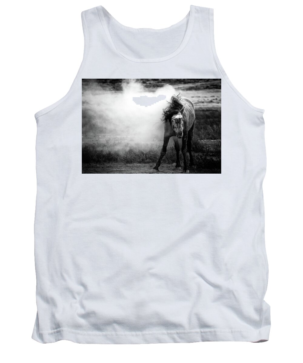 Wild Horse Tank Top featuring the photograph Shake it by Mary Hone