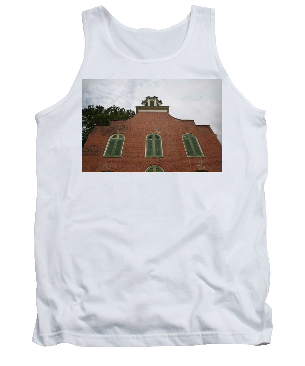 Historic Tank Top featuring the photograph Still Standing Proud by Kelly Gomez