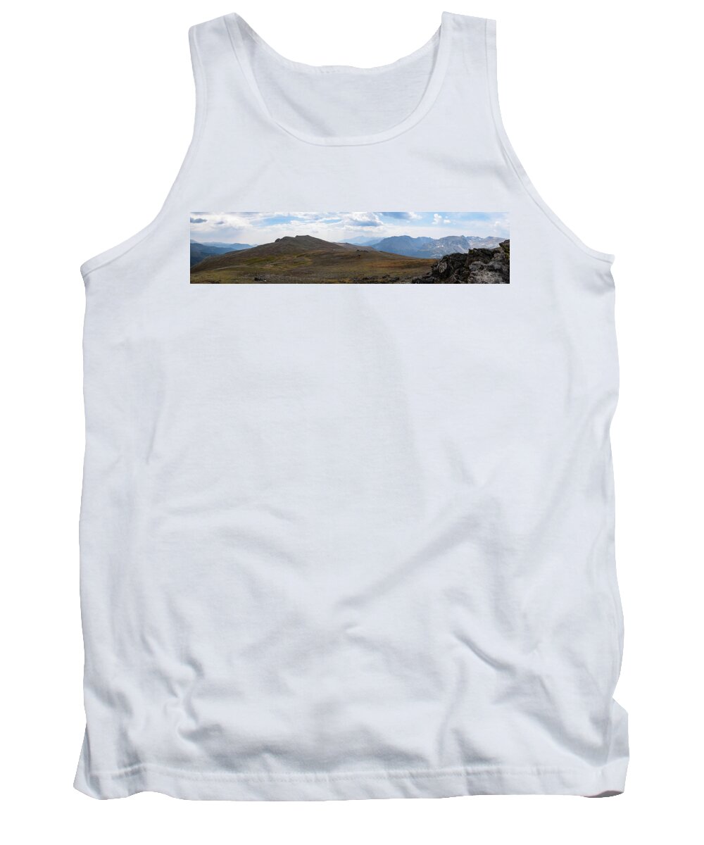 Mountain Tank Top featuring the photograph Trail Ridge Road Arctic Panorama by Nicole Lloyd