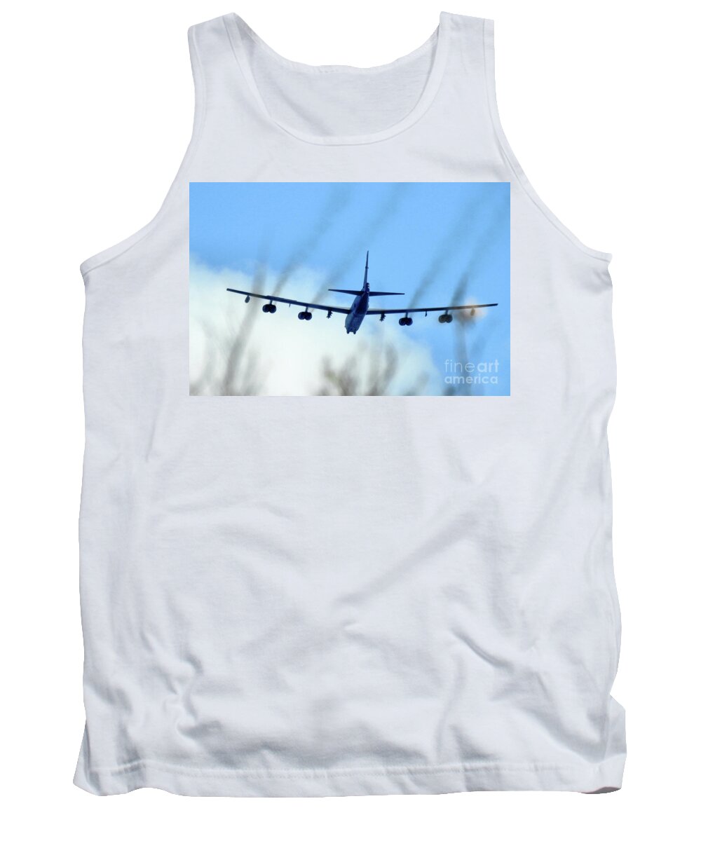 B-52 Tank Top featuring the photograph Usaf B-52 by Scott Cameron