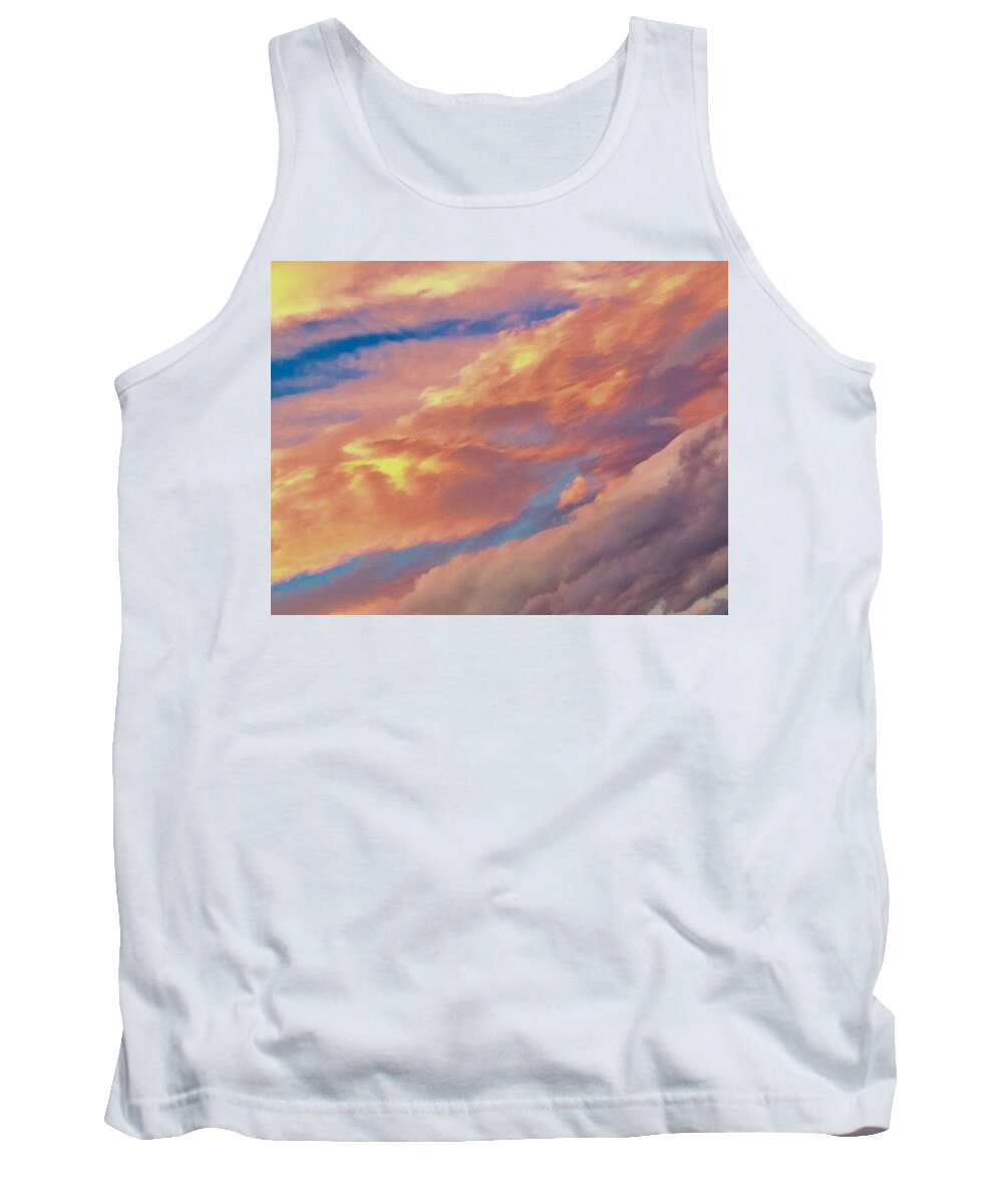 Photo Stream Tank Top featuring the photograph Vegas Sunset Too by Debra Grace Addison