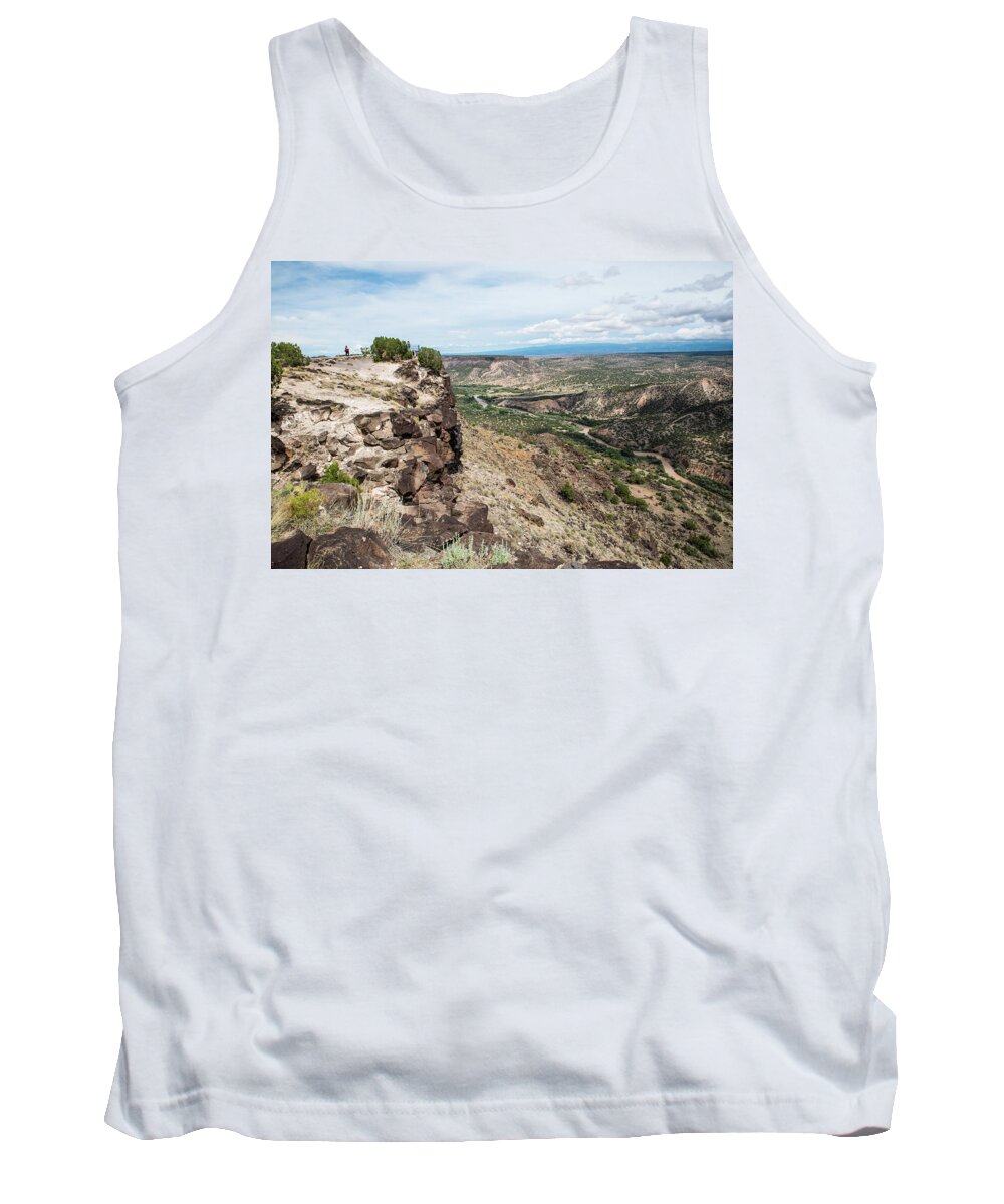 White Rock Overlook Tank Top featuring the photograph White Rock Overlook by Tom Cochran
