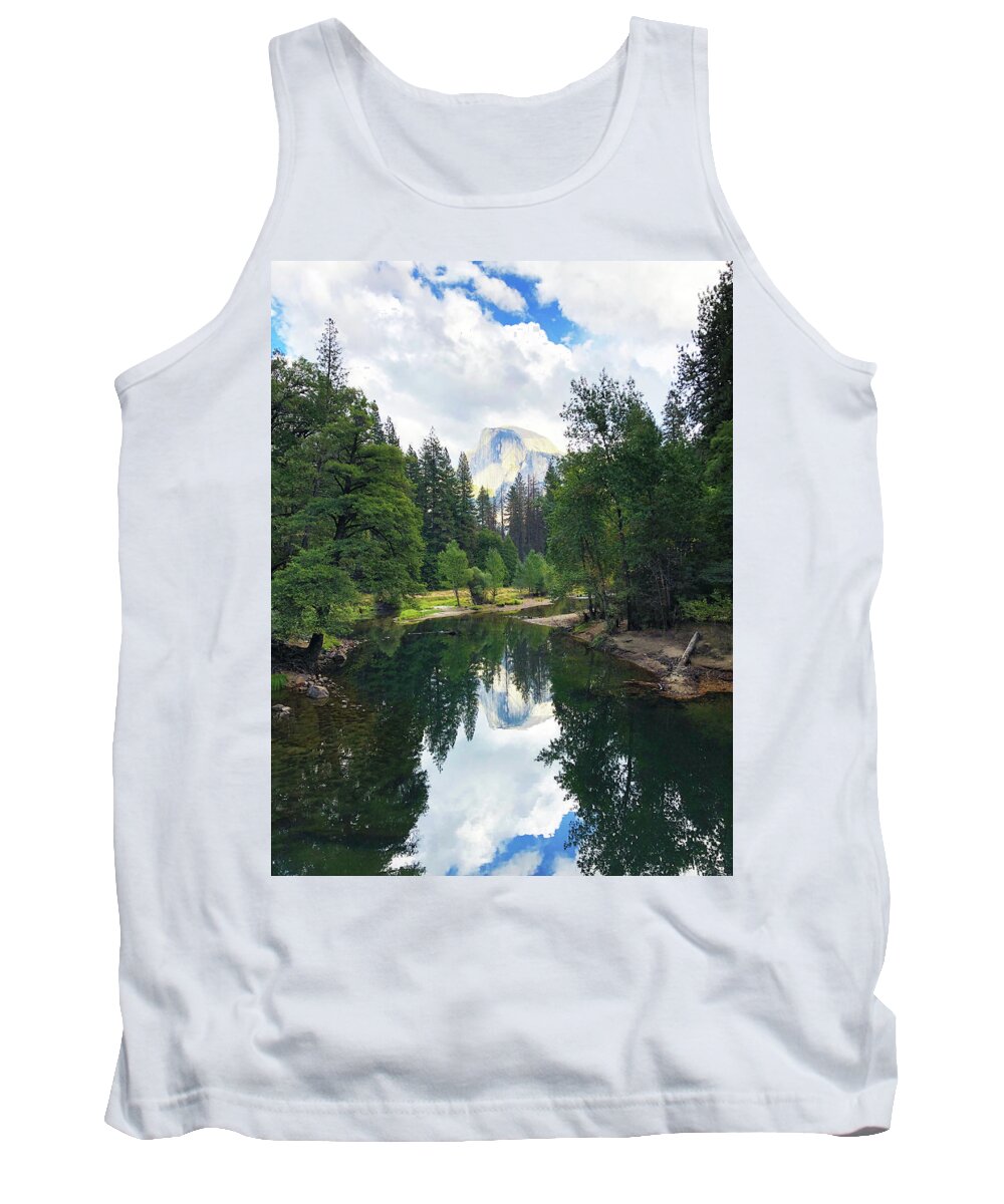 Skyline Tank Top featuring the photograph Yosemite classical view by Silvia Marcoschamer