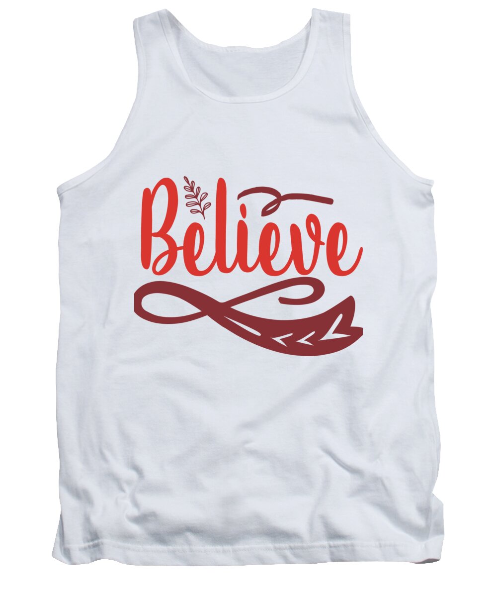 Boxing Day Tank Top featuring the digital art Believe by Jacob Zelazny