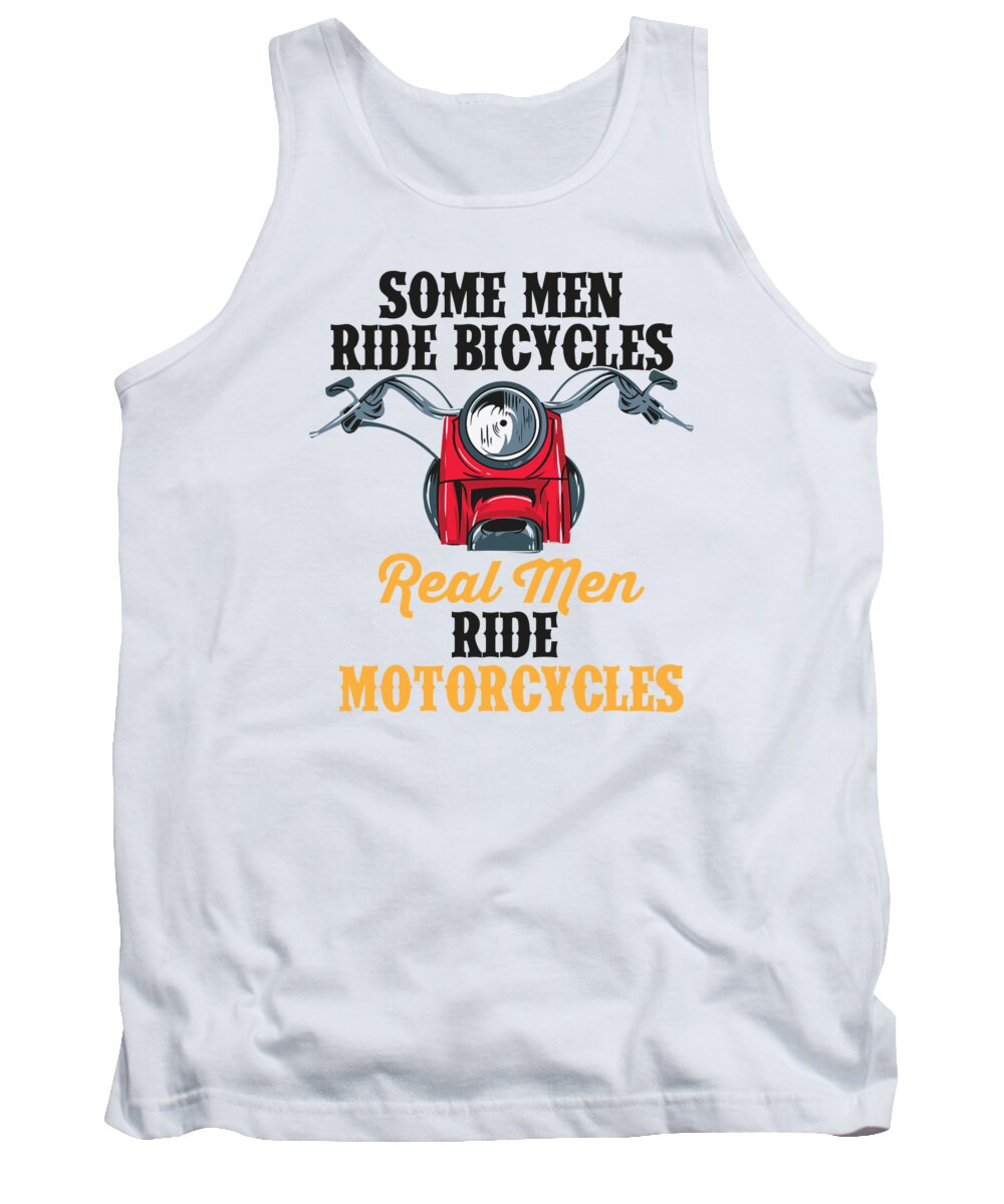 Motorcycle Tank Top featuring the digital art Motorcycle Rider Biker Motorcycling Motorcycles #1 by Toms Tee Store