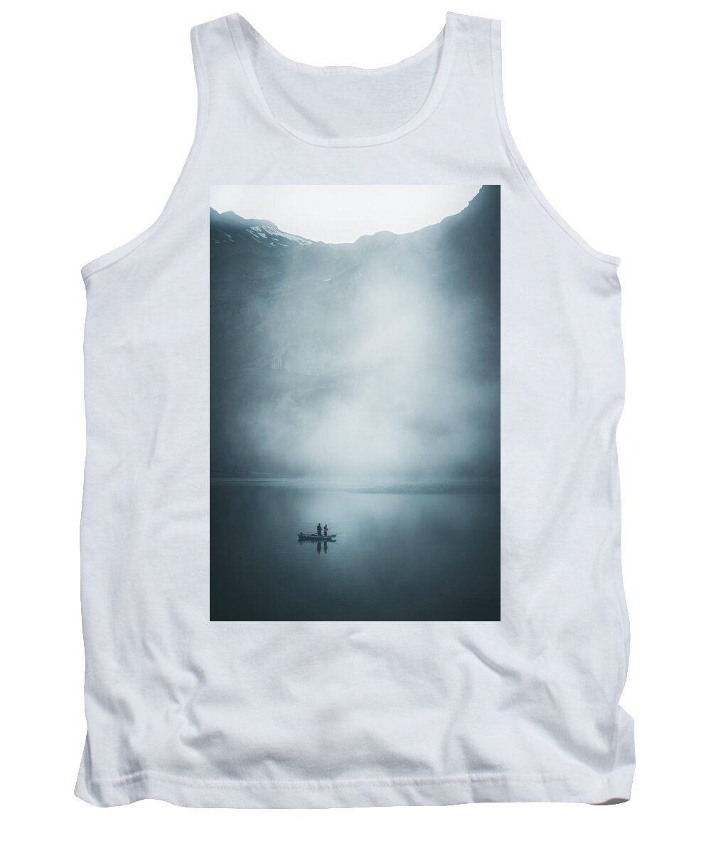 Landscape Tank Top featuring the photograph Old Friends #1 by Philippe Sainte-Laudy